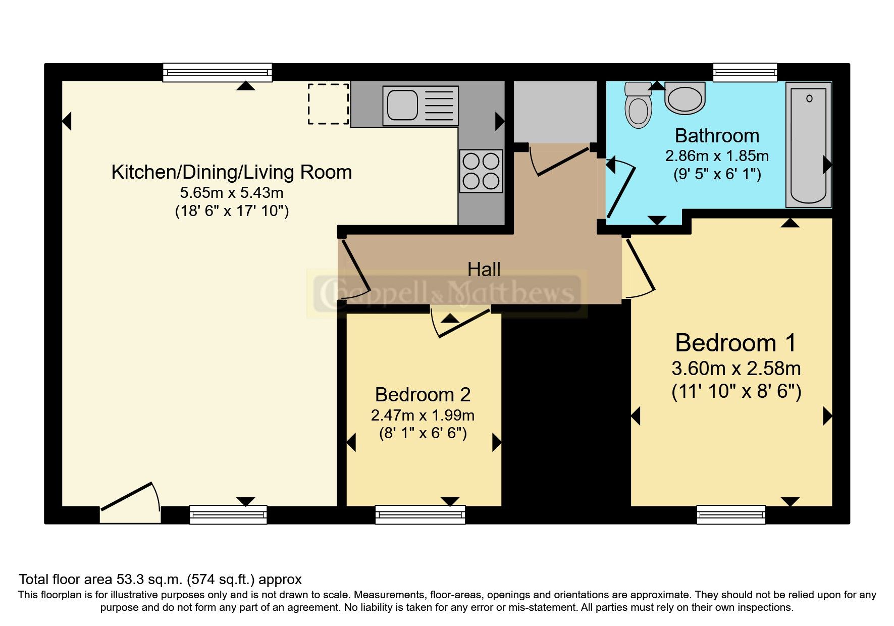 2 bed flat for sale in Barley Leaze, Chippenham SN14 Zoopla