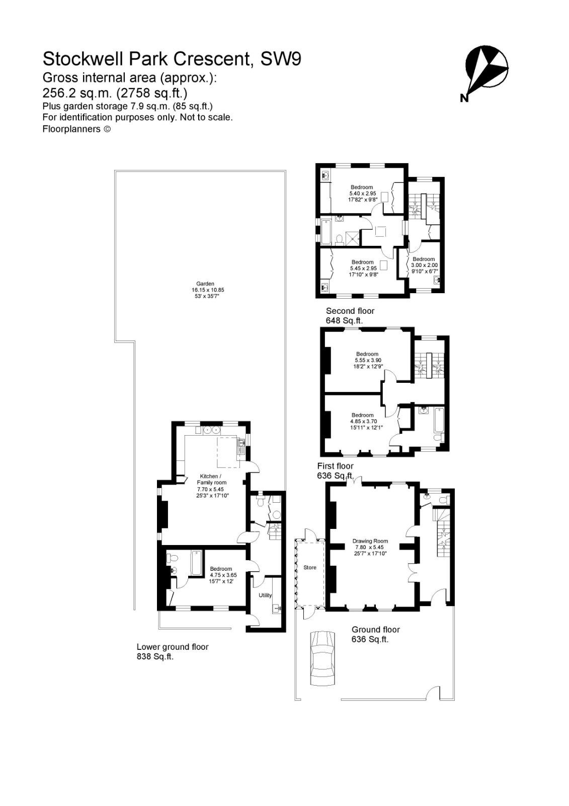 6 bed semidetached house for sale in Stockwell Park Crescent, London
