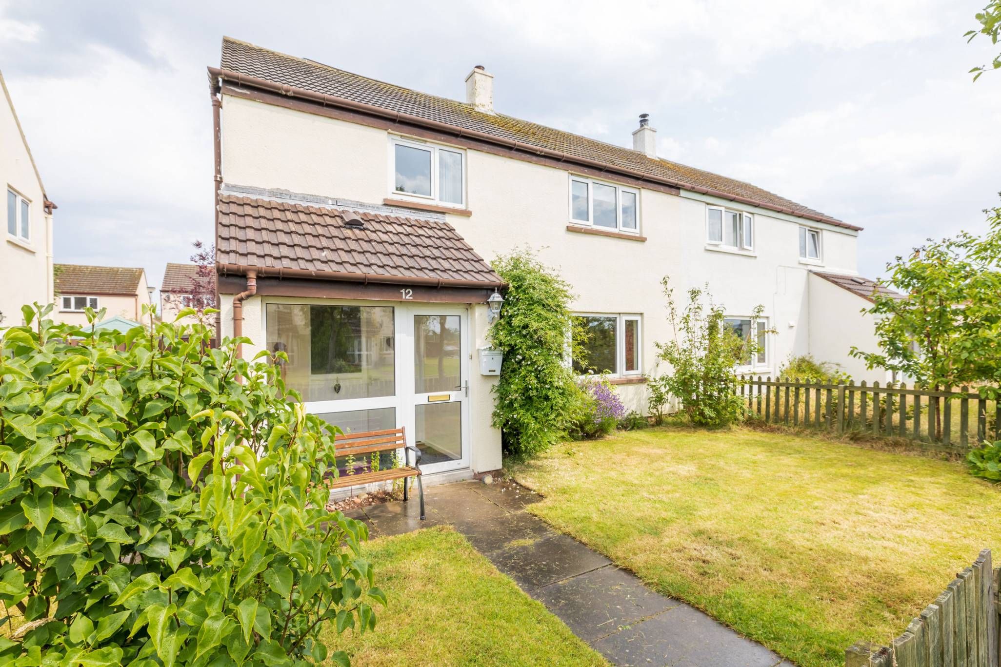 4 bed semidetached house for sale in South Road, Kinloss, Forres IV36