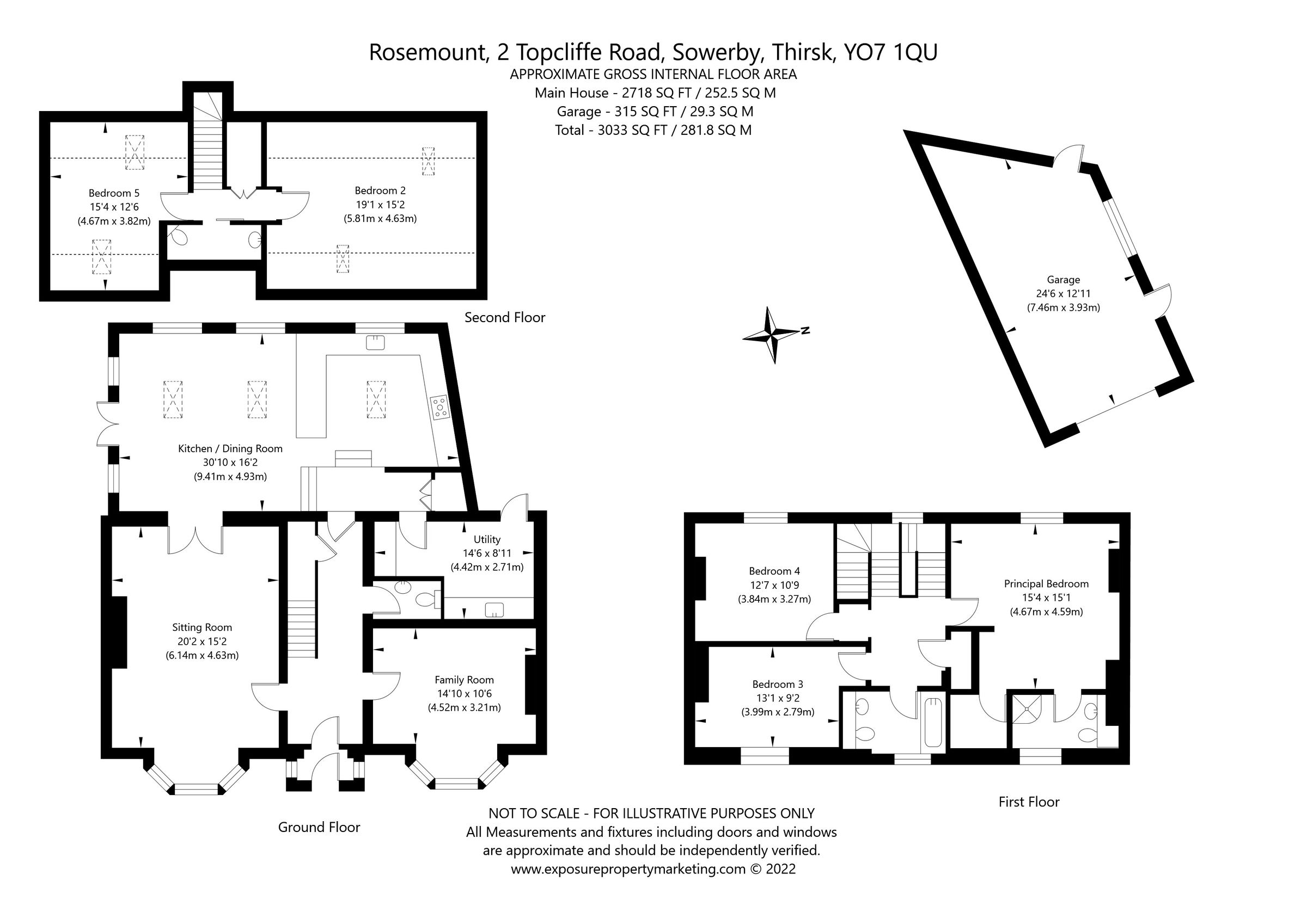 5 bed semidetached house for sale in Topcliffe Road, Sowerby, Thirsk