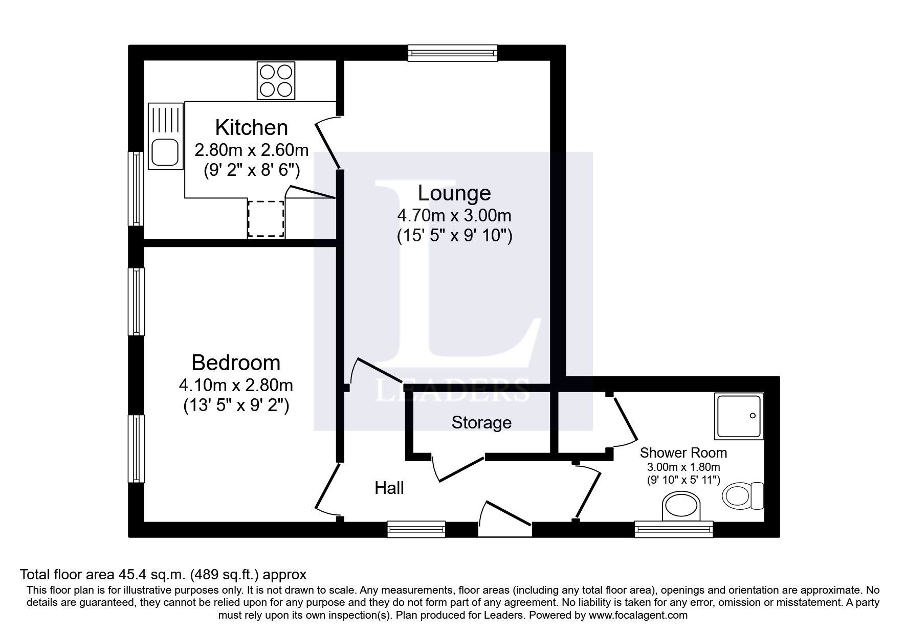 1 bed flat for sale in Clarendon Square, Leamington Spa, Warwickshire