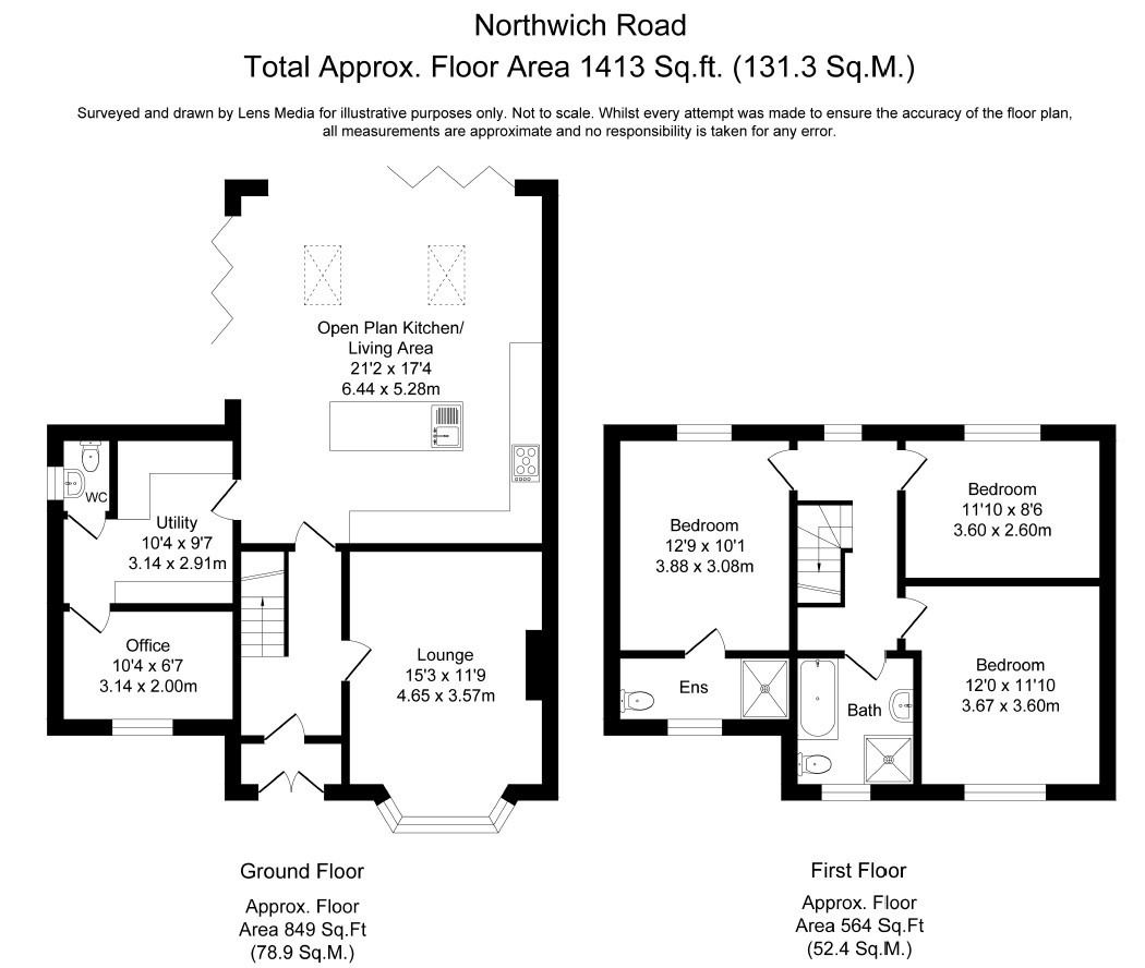 3 bed semidetached house for sale in Northwich Road, Dutton