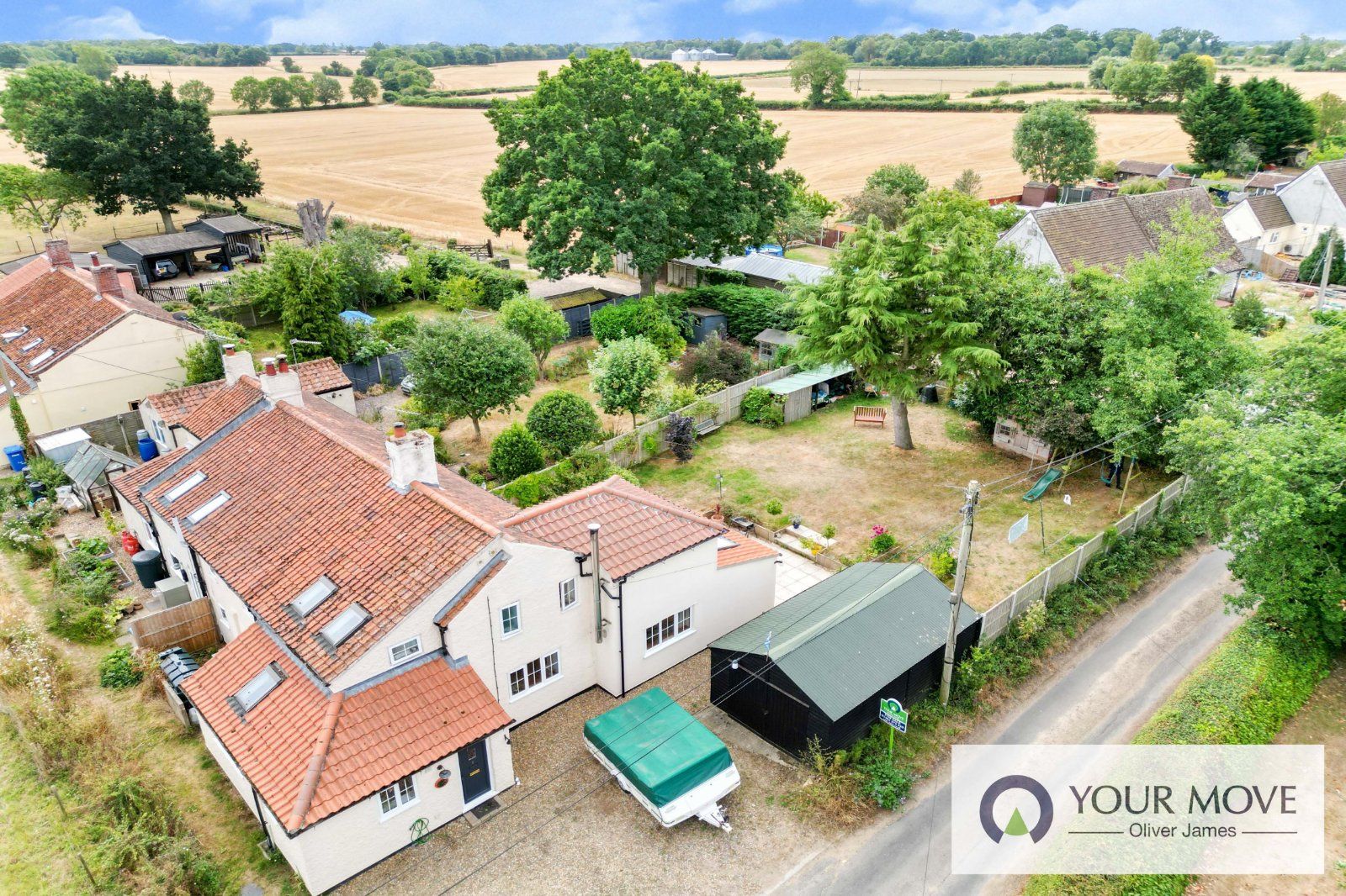 4 bed semidetached house for sale in Vicarage Lane, Mettingham, Bungay