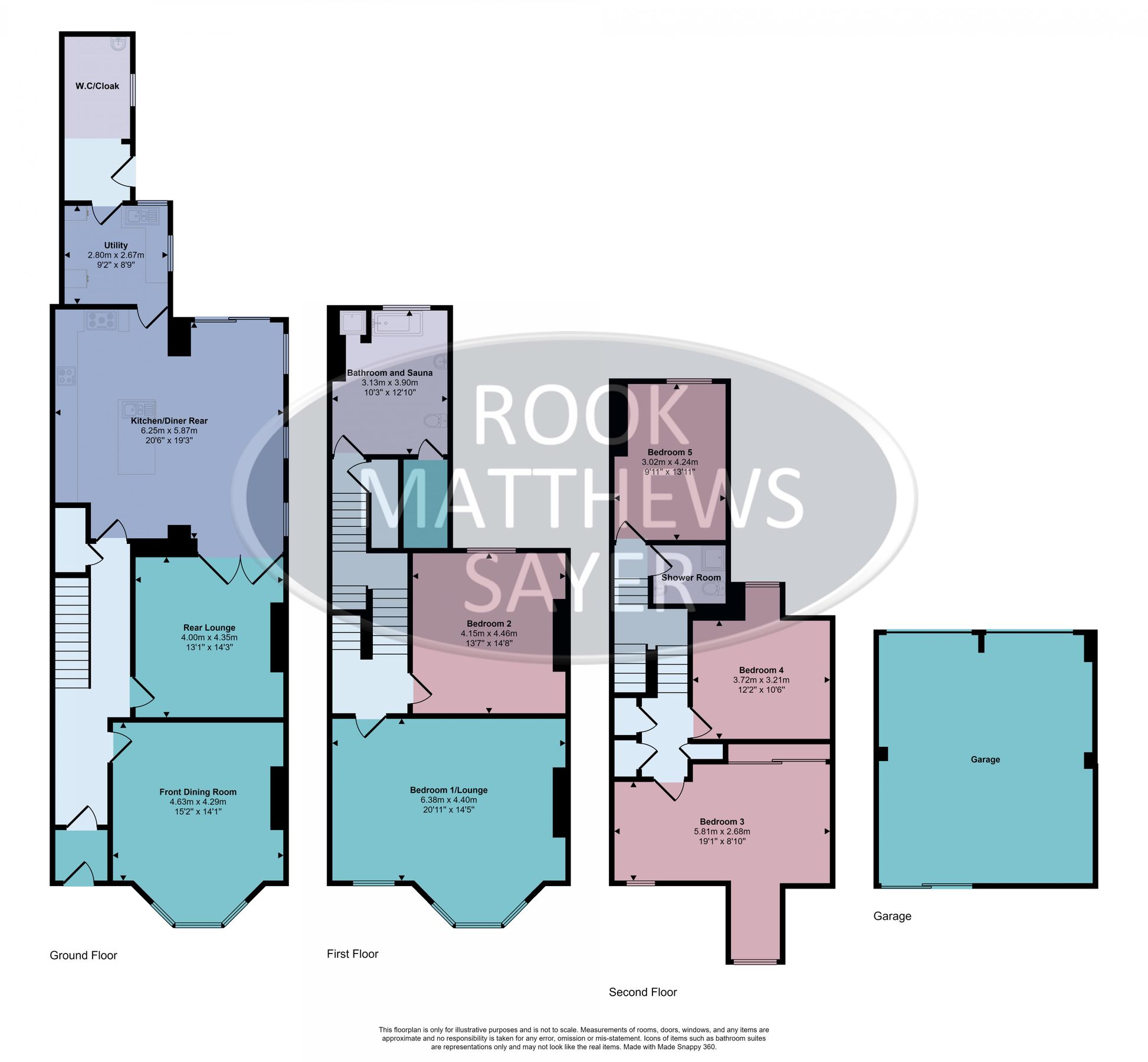5 bed terraced house for sale in Beverley Terrace, Cullercoats, North