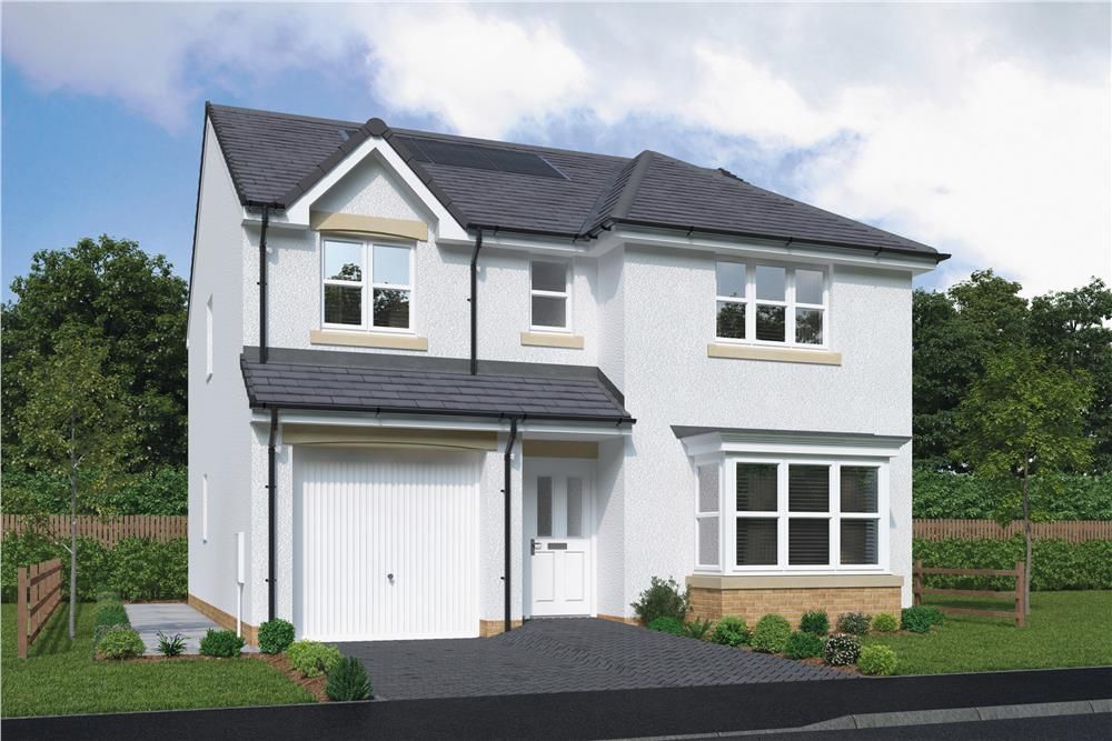 New home, 4 bed detached house for sale in "Lockwood" at Muirend Court