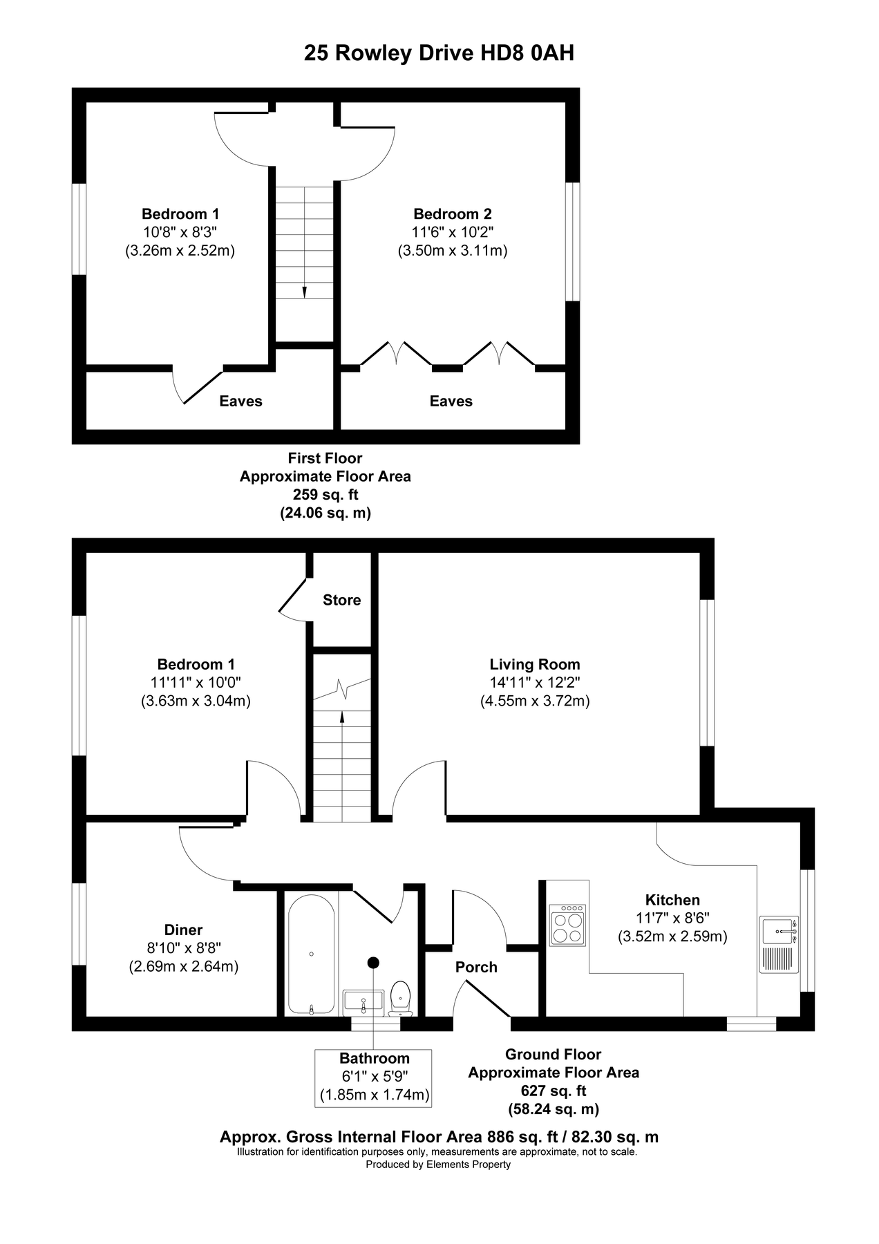 4 bed semidetached bungalow for sale in Rowley Drive, Fenay Bridge