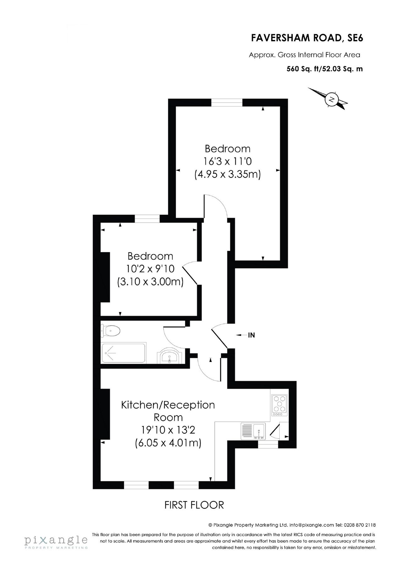 2 bed flat for sale in Faversham Road, London SE6 Zoopla