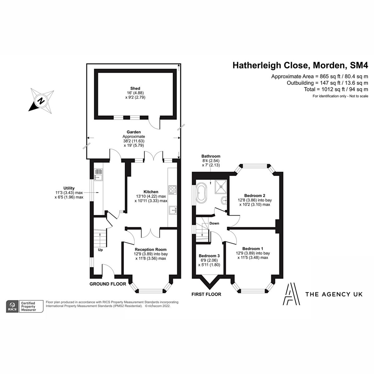 3 bed end terrace house for sale in Hatherleigh Close Morden, London