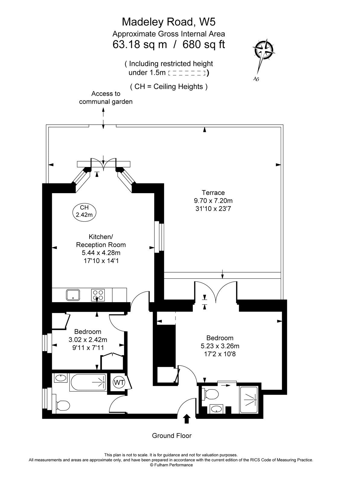2 bed flat to rent in Madeley Road, Ealing Broadway, London W5 Zoopla