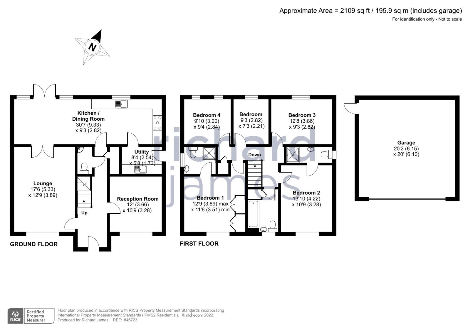5 bed detached house for sale in Flora Close, Blunsdon, Wiltshire SN26