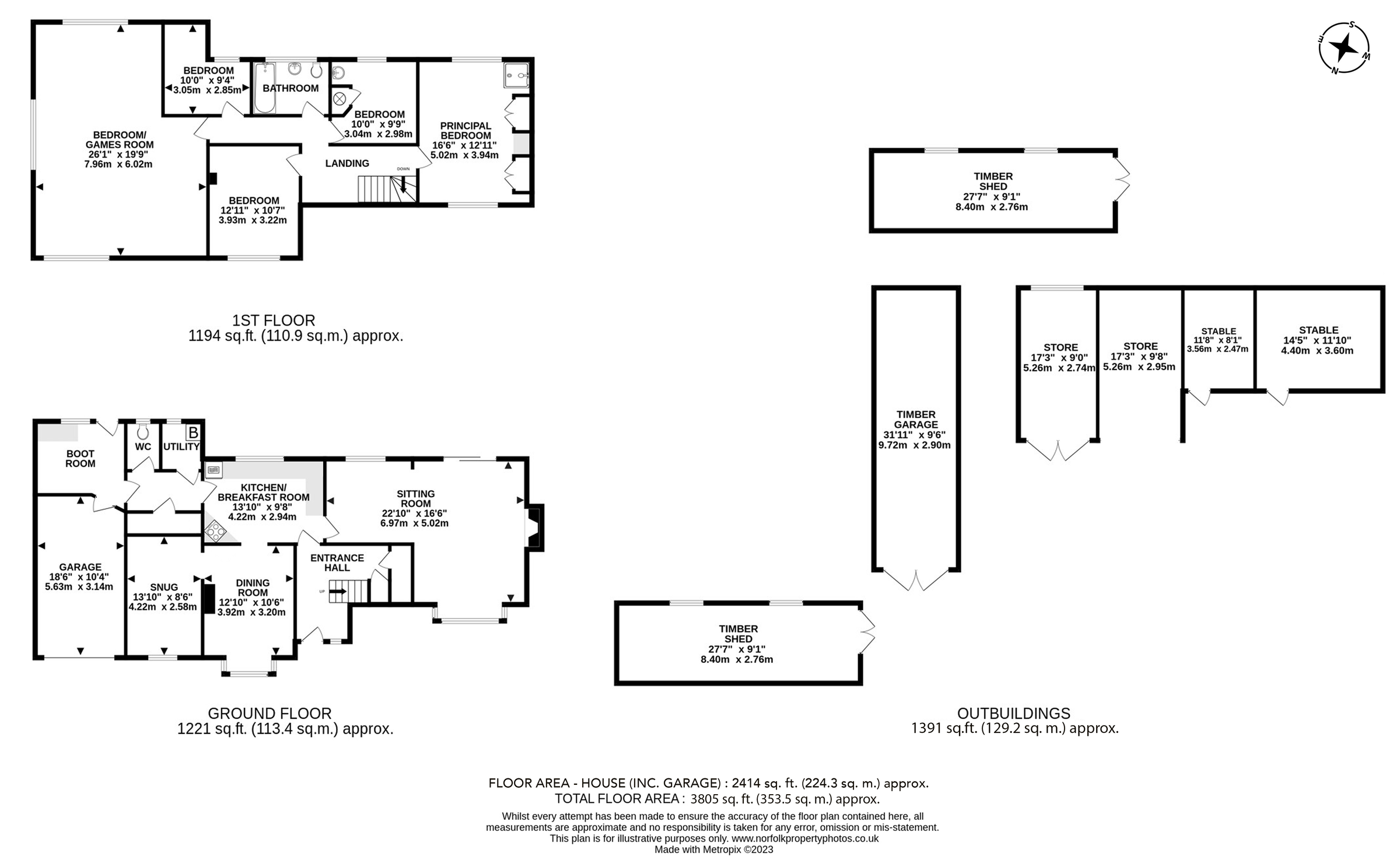 5 bed detached house for sale in Parish Road, Stratton Strawless