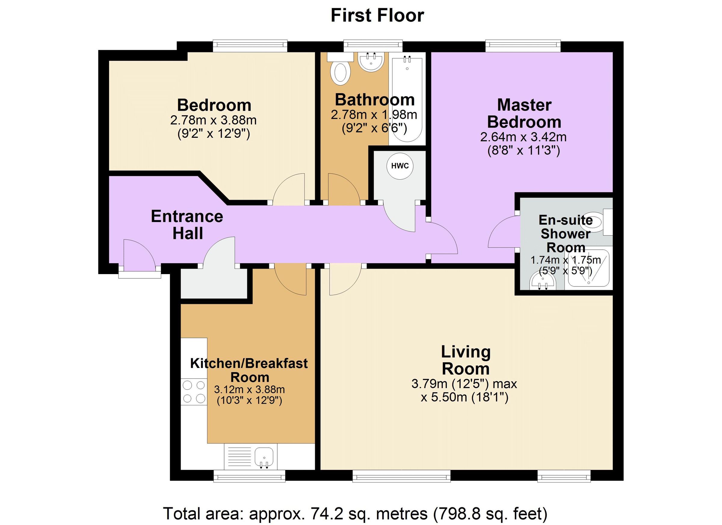 2 bed flat for sale in Highbridge Quay, Highbridge TA9 Zoopla