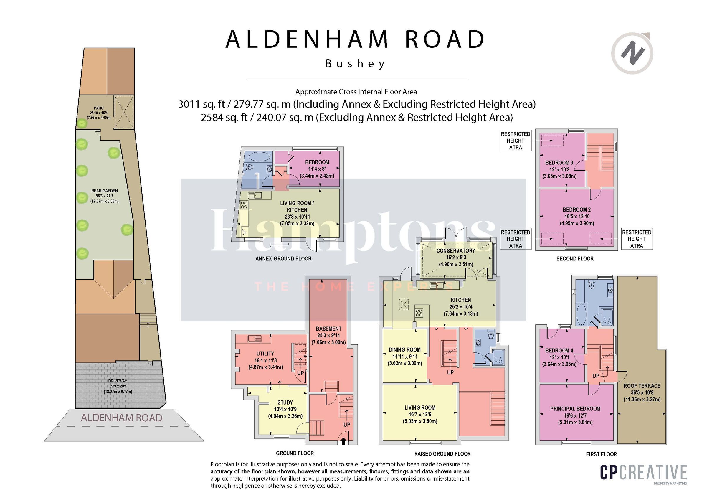 5 bed semidetached house for sale in Aldenham Road, Bushey