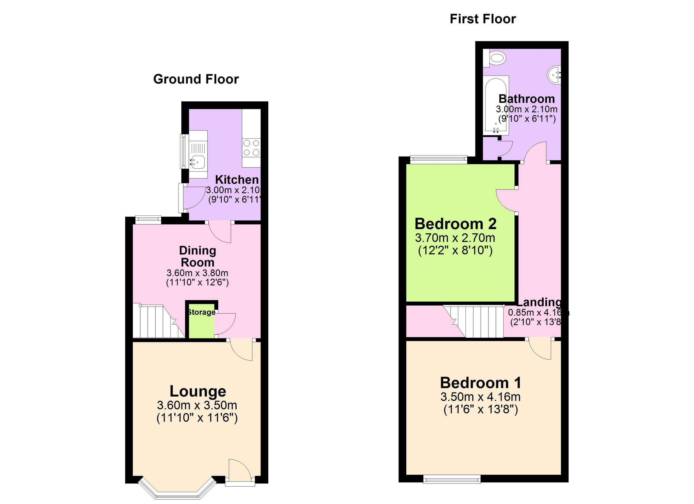 2 bed terraced house to rent in Glentworth Road, Nottingham NG7 Zoopla