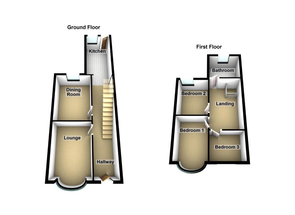 3 bed terraced house for sale in Threlfall Road, Blackpool FY1 Zoopla
