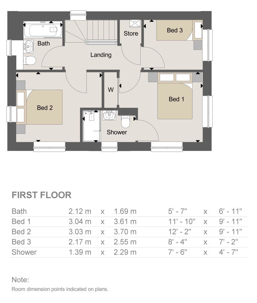 New home, 3 bed detached house for sale in Castletown Way, Riverside