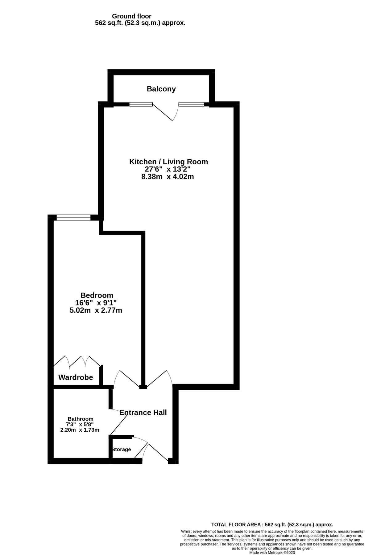 1 bed flat for sale in 45 Queens Road, East Grinstead, West Sussex RH19