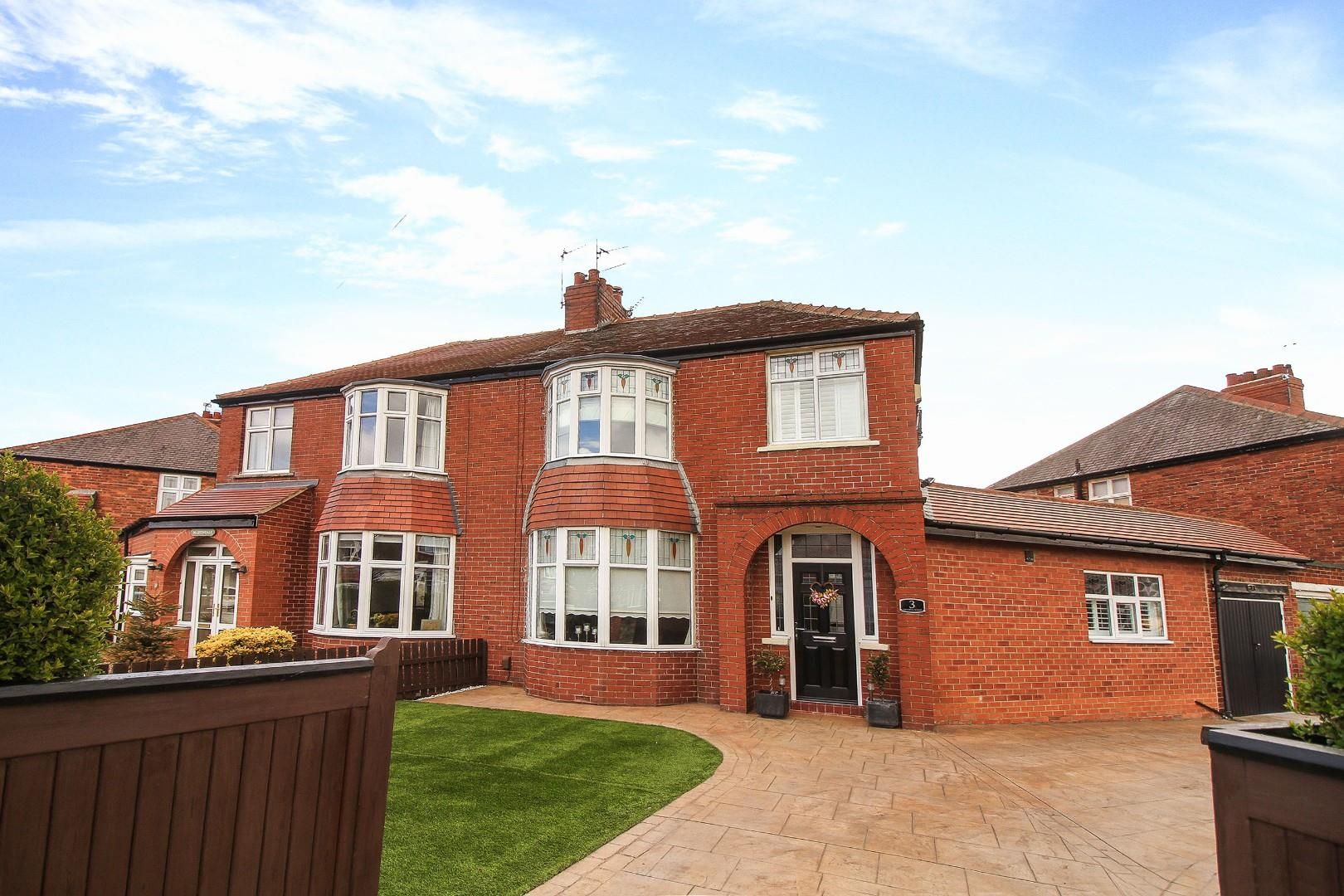 4 bed semidetached house for sale in Wansbeck Avenue, North Shields