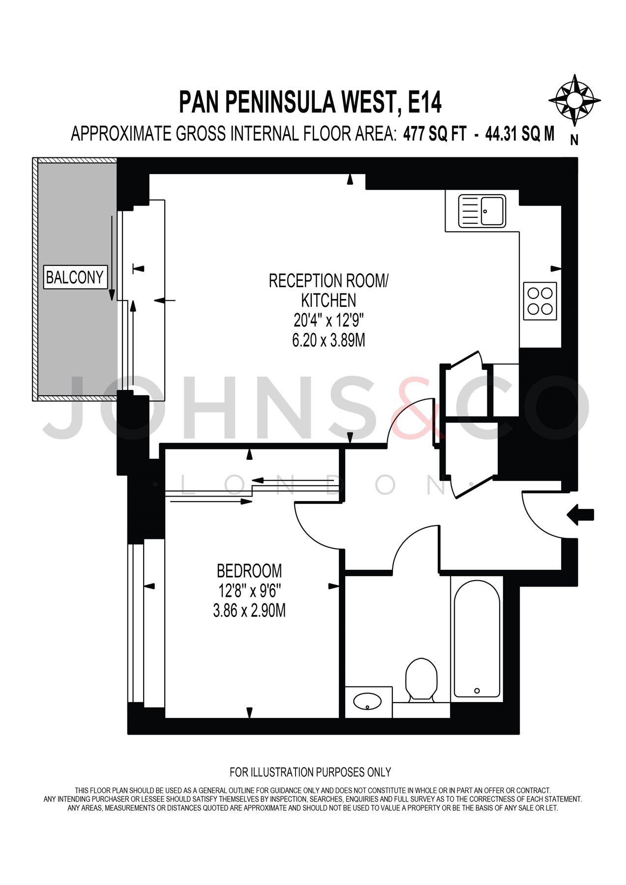 1 bed flat to rent in Pan Peninsula, Canary Wharf E14 Zoopla