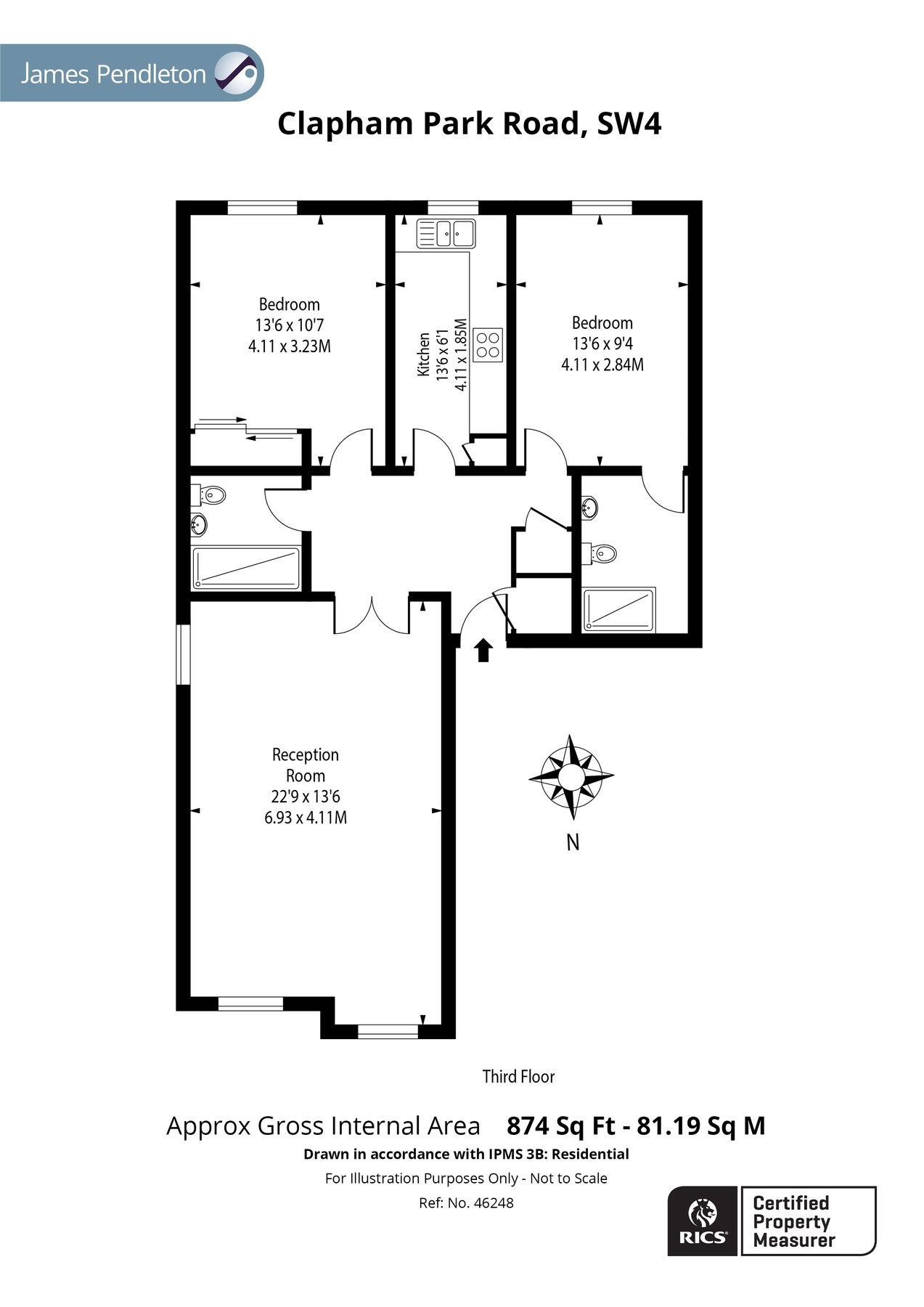 2 bed flat for sale in Clapham Park Road, Clapham, London SW4 Zoopla