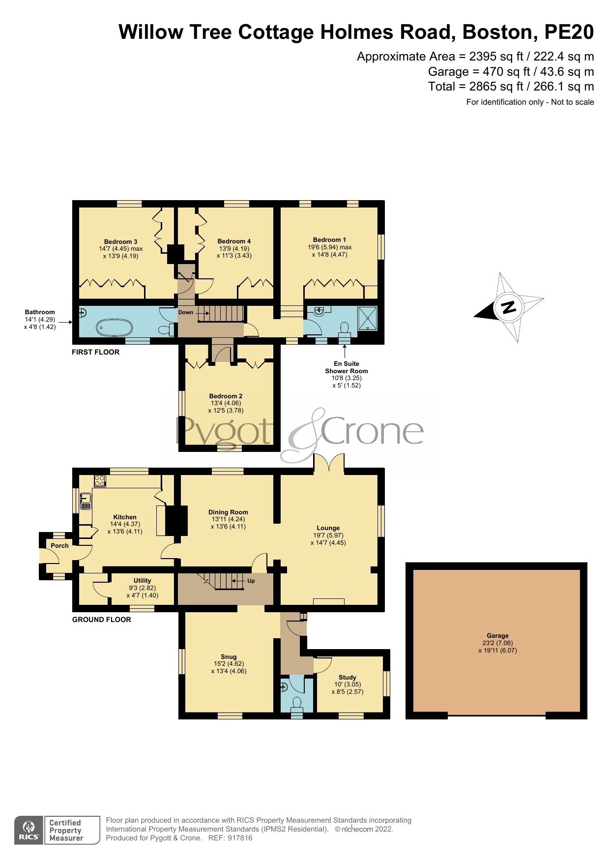 4 bed detached house for sale in Holmes Road, Kirton Holme, Boston PE20