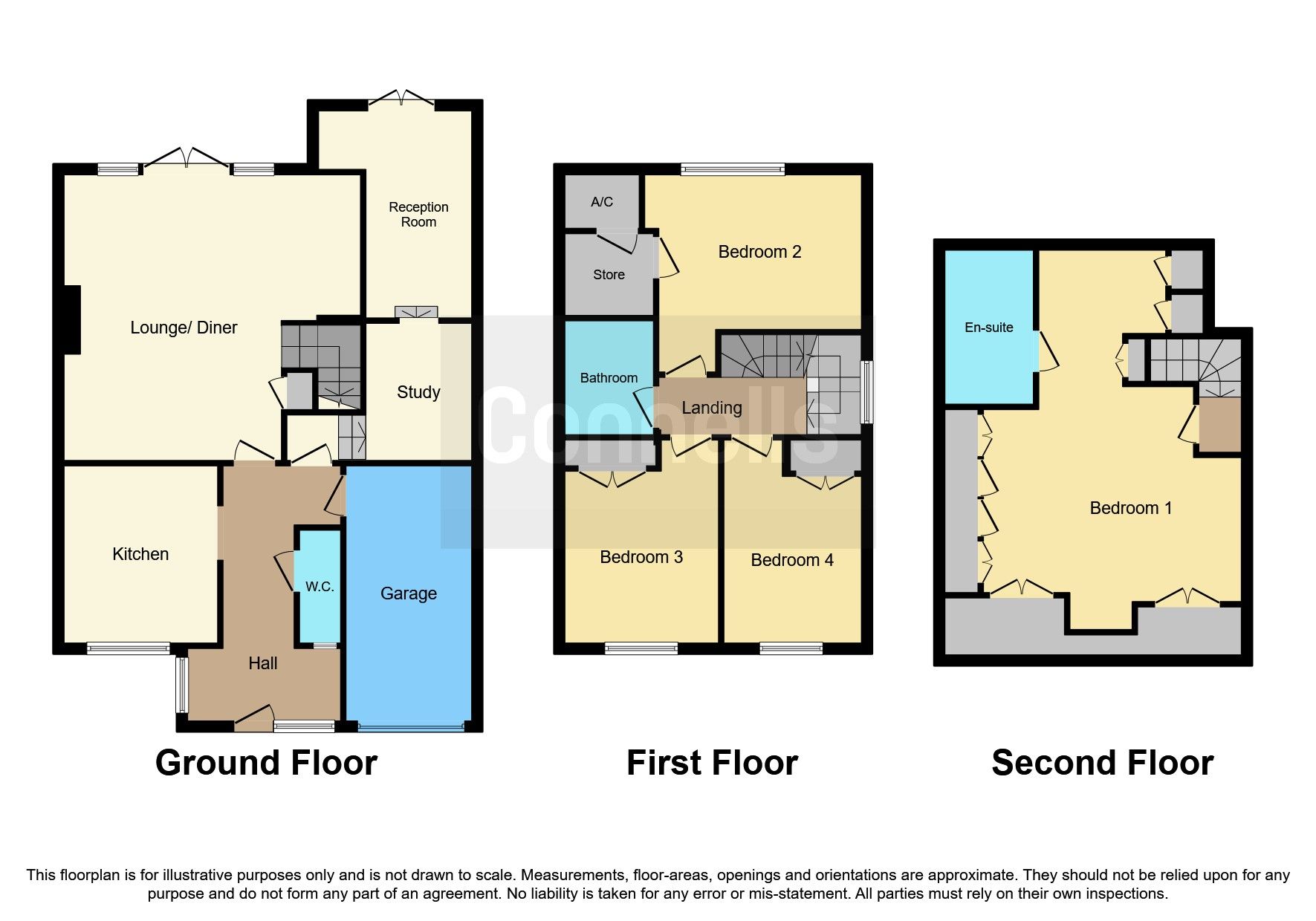 4 bed terraced house for sale in Severn Way, Riverdene, Basingstoke