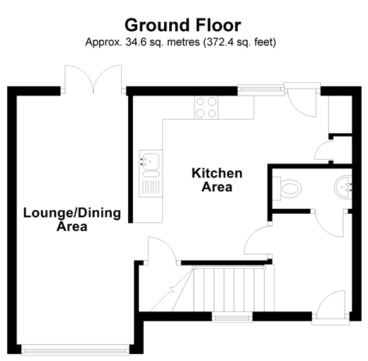 2 bed terraced house for sale in Derby Drive, West Malling, Kent ME19