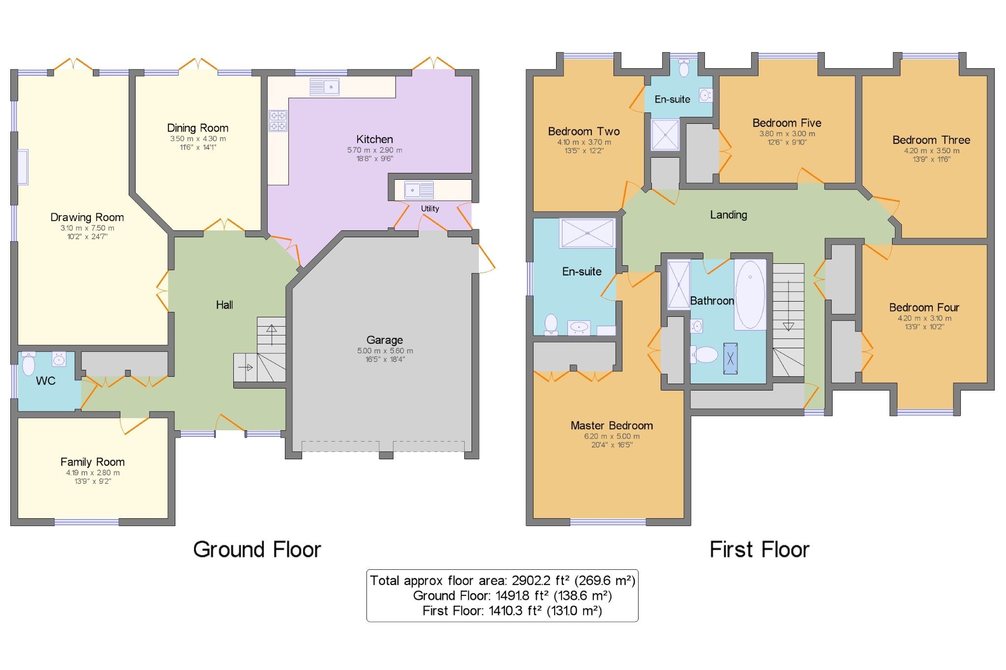 5 bed detached house for sale in Oakengate Wood, Tadworth, Surrey KT20