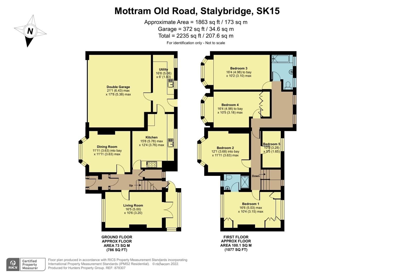 5 bed semidetached house for sale in Mottram Old Road, Stalybridge