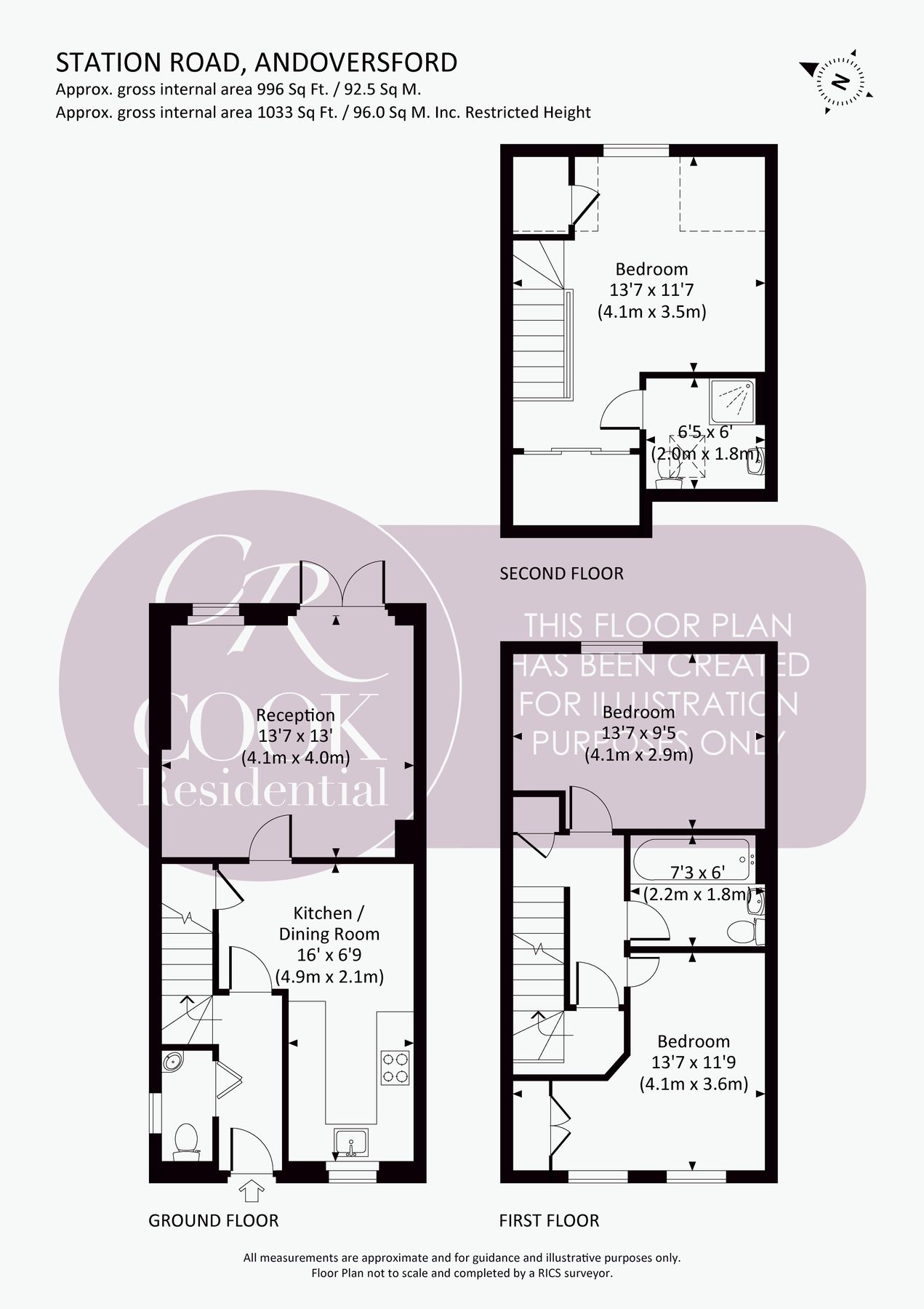 3 bed end terrace house for sale in Station Road, Andoversford