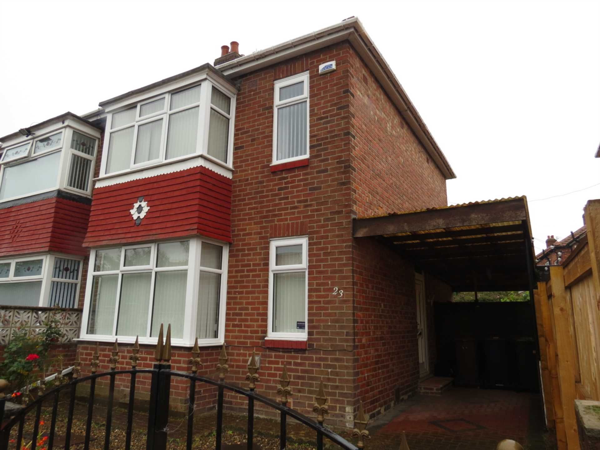 3 bed semidetached house for sale in Druridge Drive, Newcastle Upon