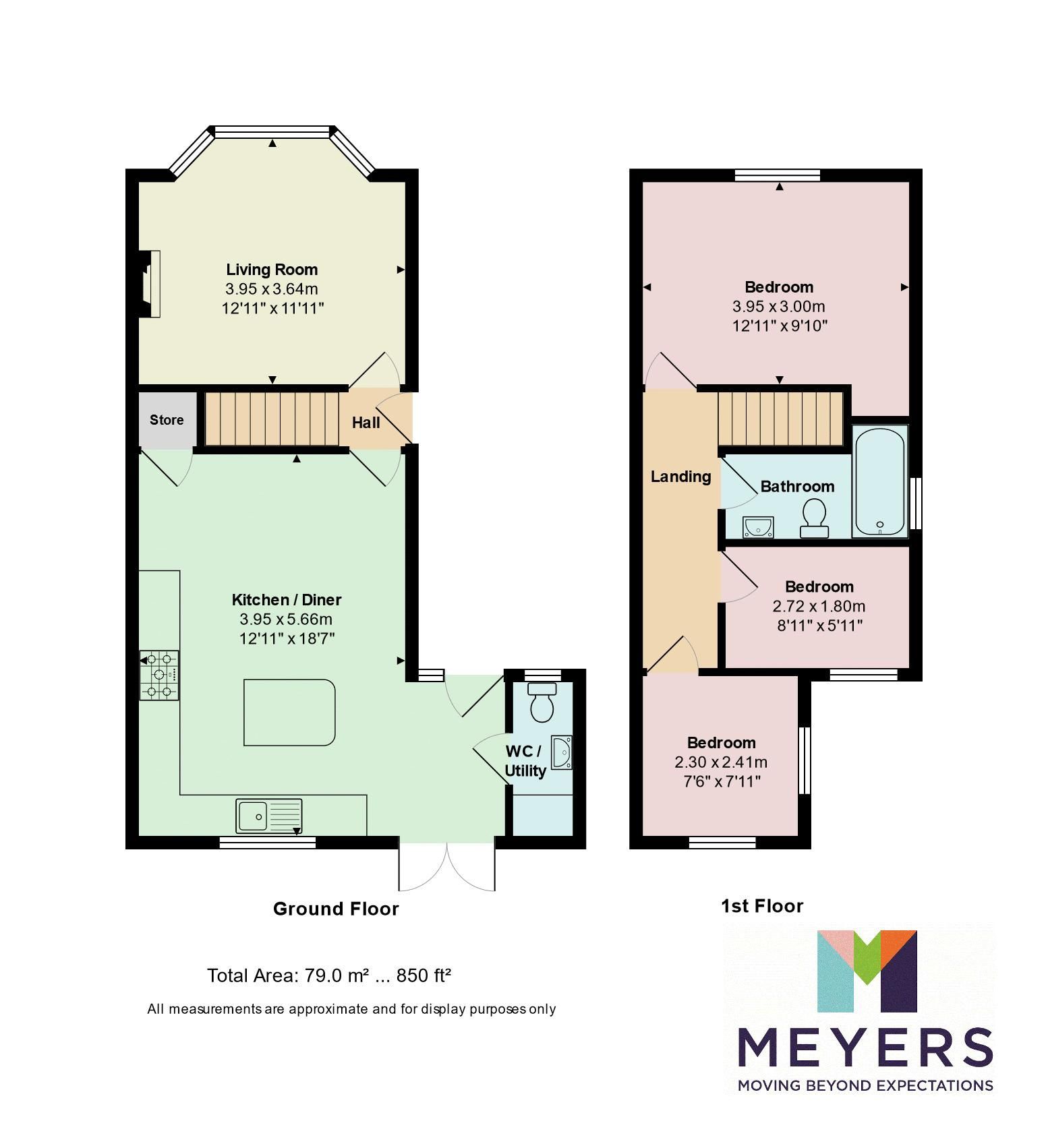 3 bed semidetached house for sale in Stewart Road, Charminster BH8