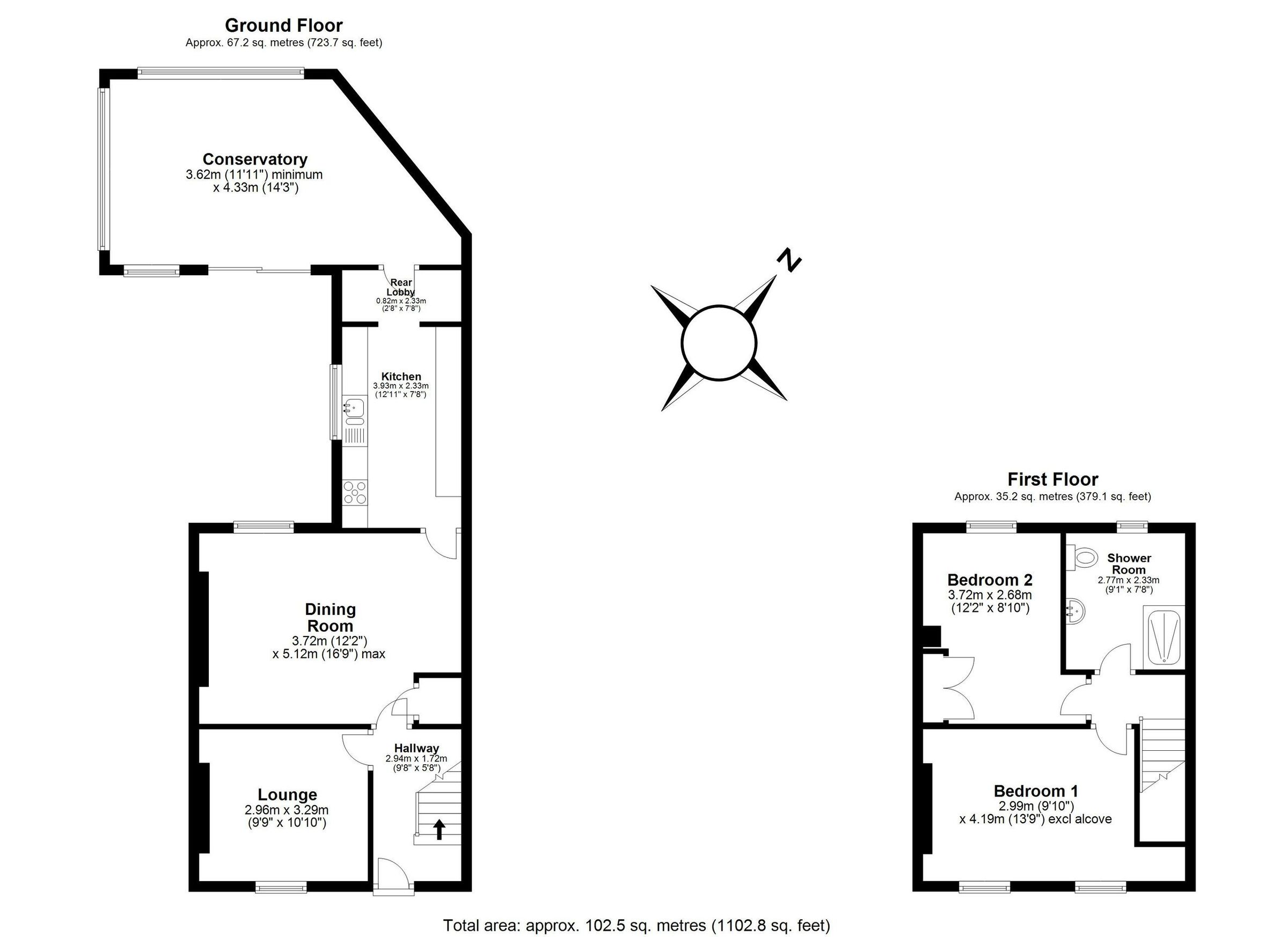 2 bed semidetached house for sale in Brecon Road, Ystradgynlais
