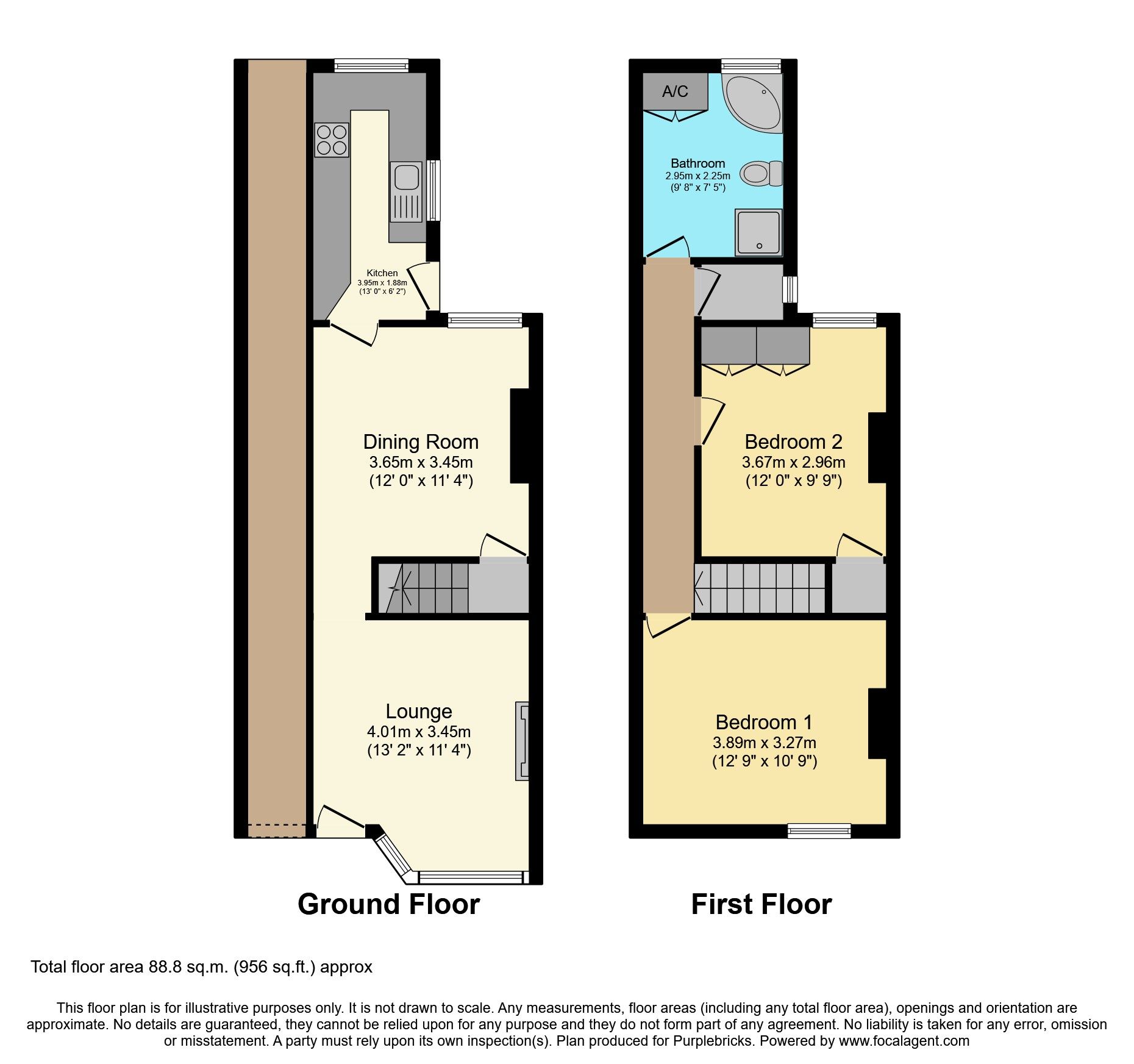 2 bed terraced house for sale in Montrose Road, Aylestone, Leicester