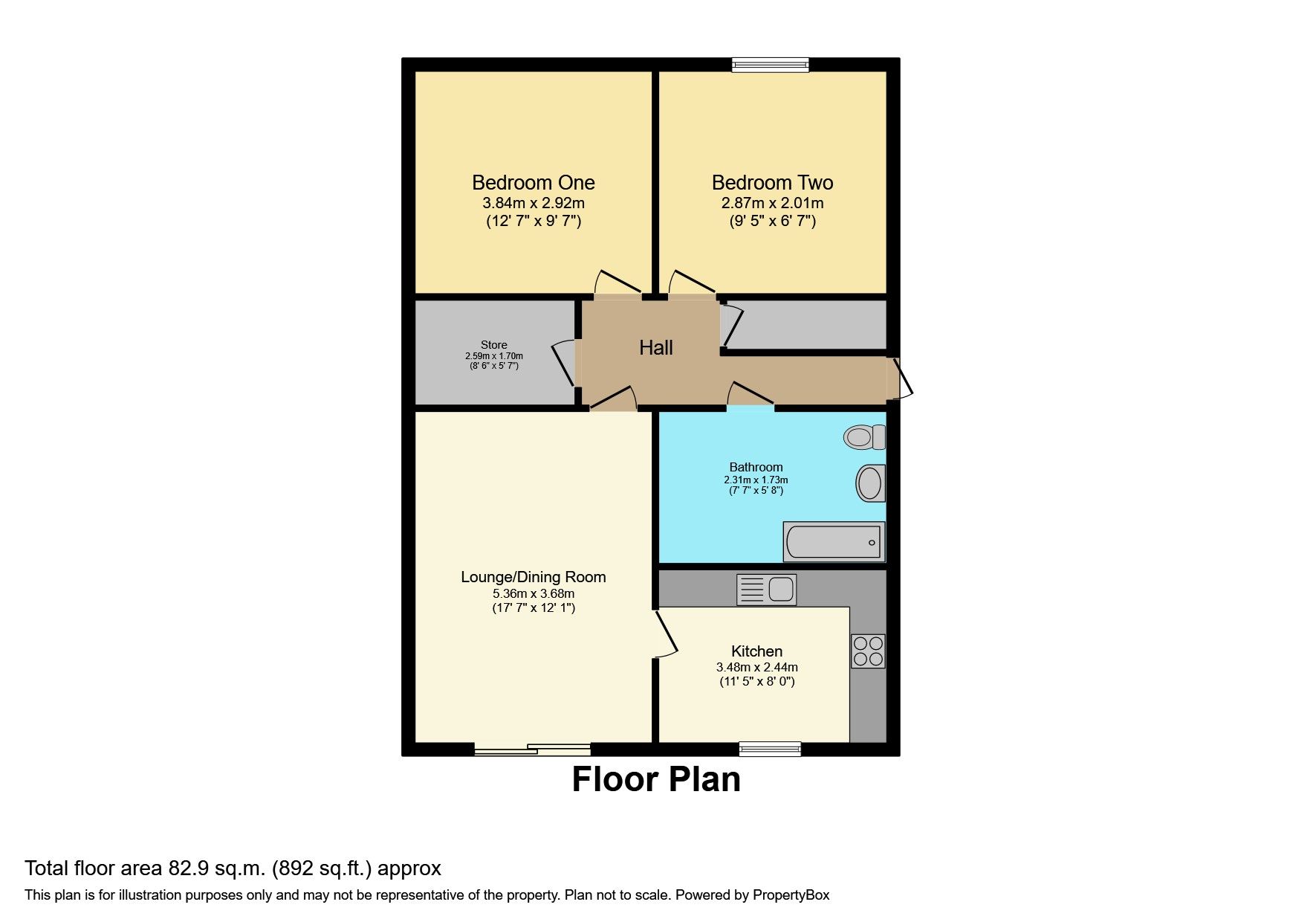 2 bed flat for sale in Flat 13, Park Hill Court, 17 Park Hill Drive