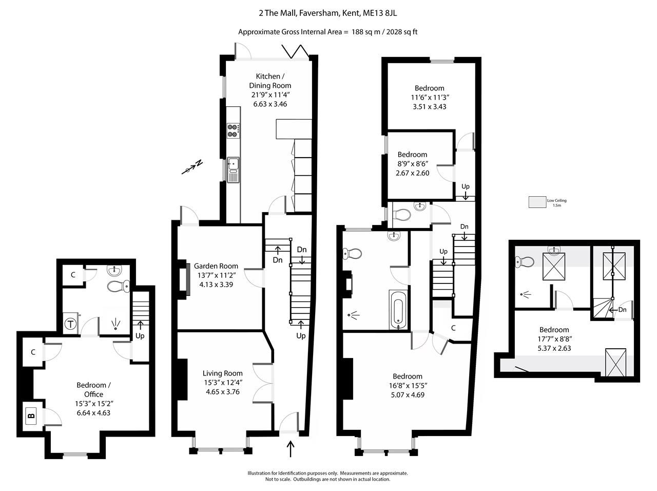 5 bed end terrace house for sale in The Mall, Faversham ME13 Zoopla