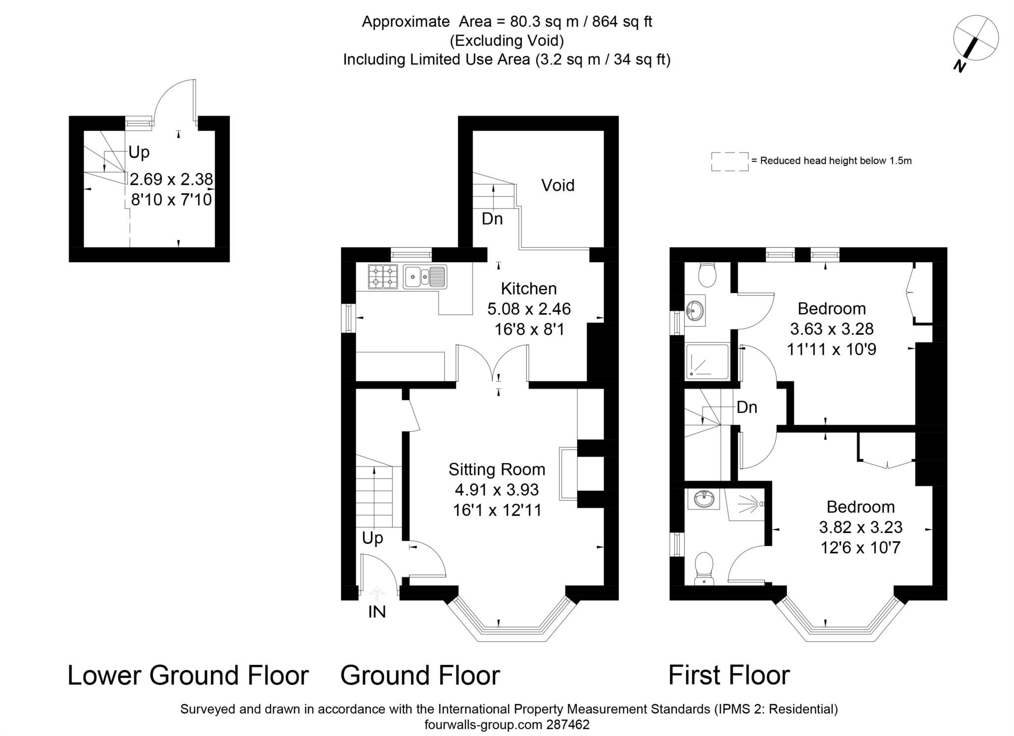 2 bed semidetached house for sale in Plantation Road, Walton Manor OX2