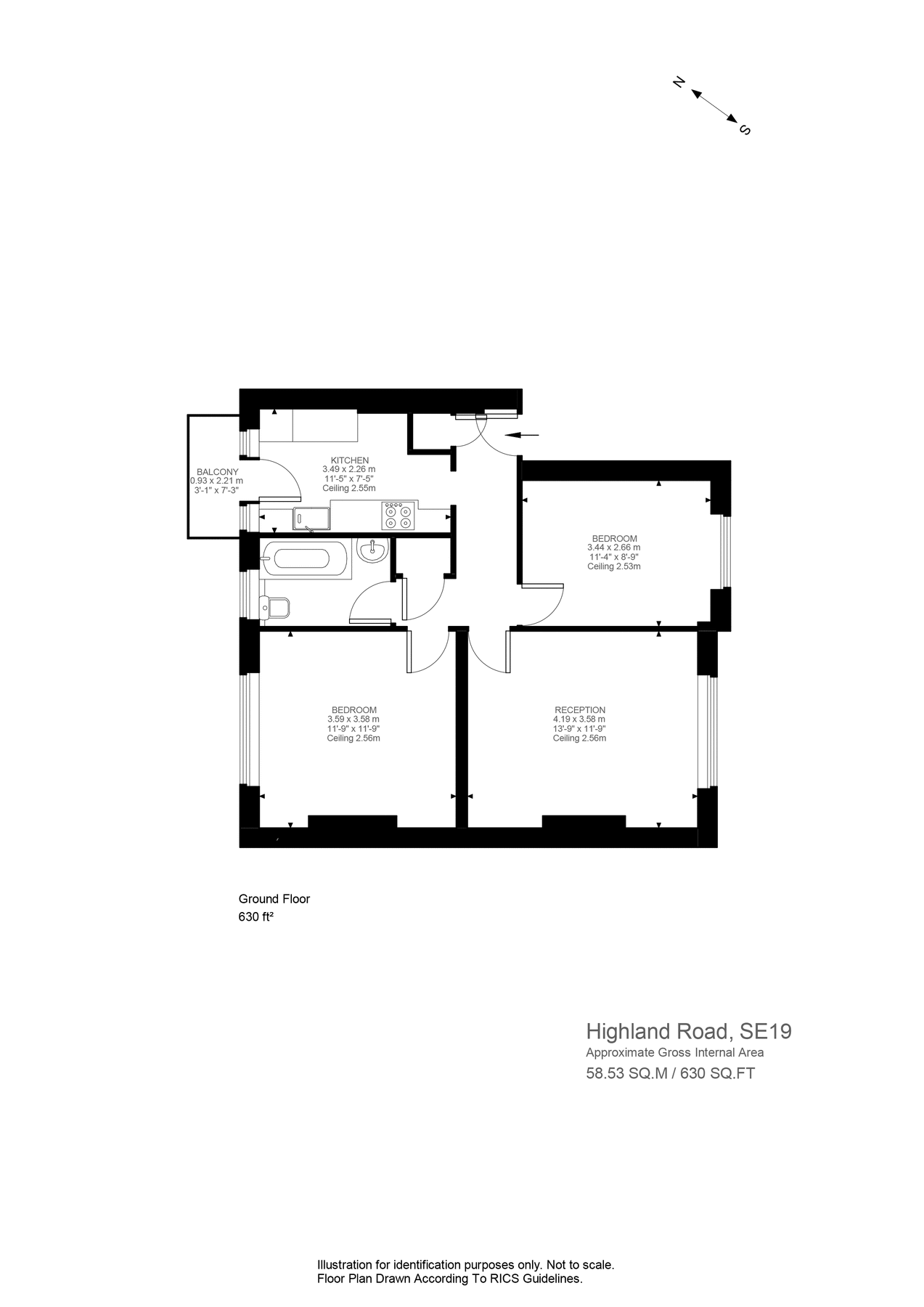 2 bed flat to rent in Highland Road, London SE19 Zoopla
