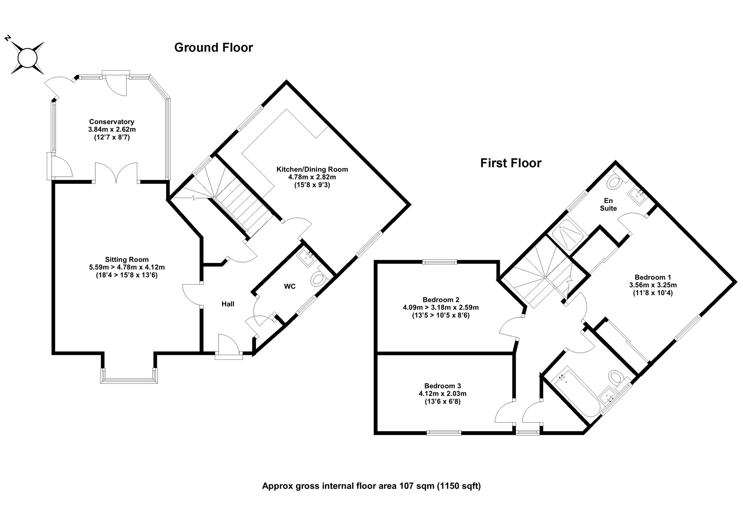3 bed semidetached house for sale in Elers Way, Thaxted, Nr Great Dunmow, Essex CM6 Zoopla