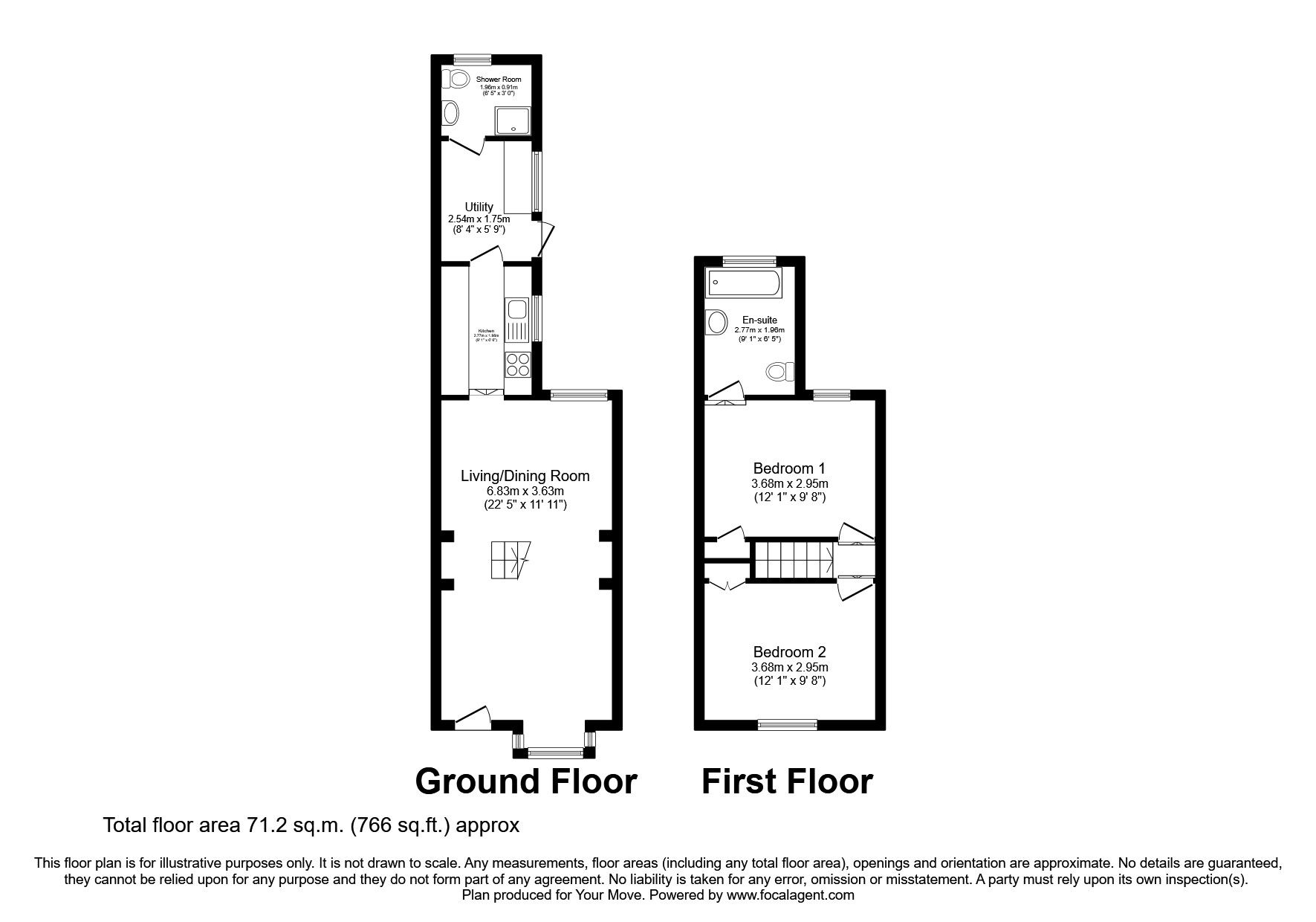 2 bed terraced house for sale in Singlewell Road, Gravesend, Kent DA11