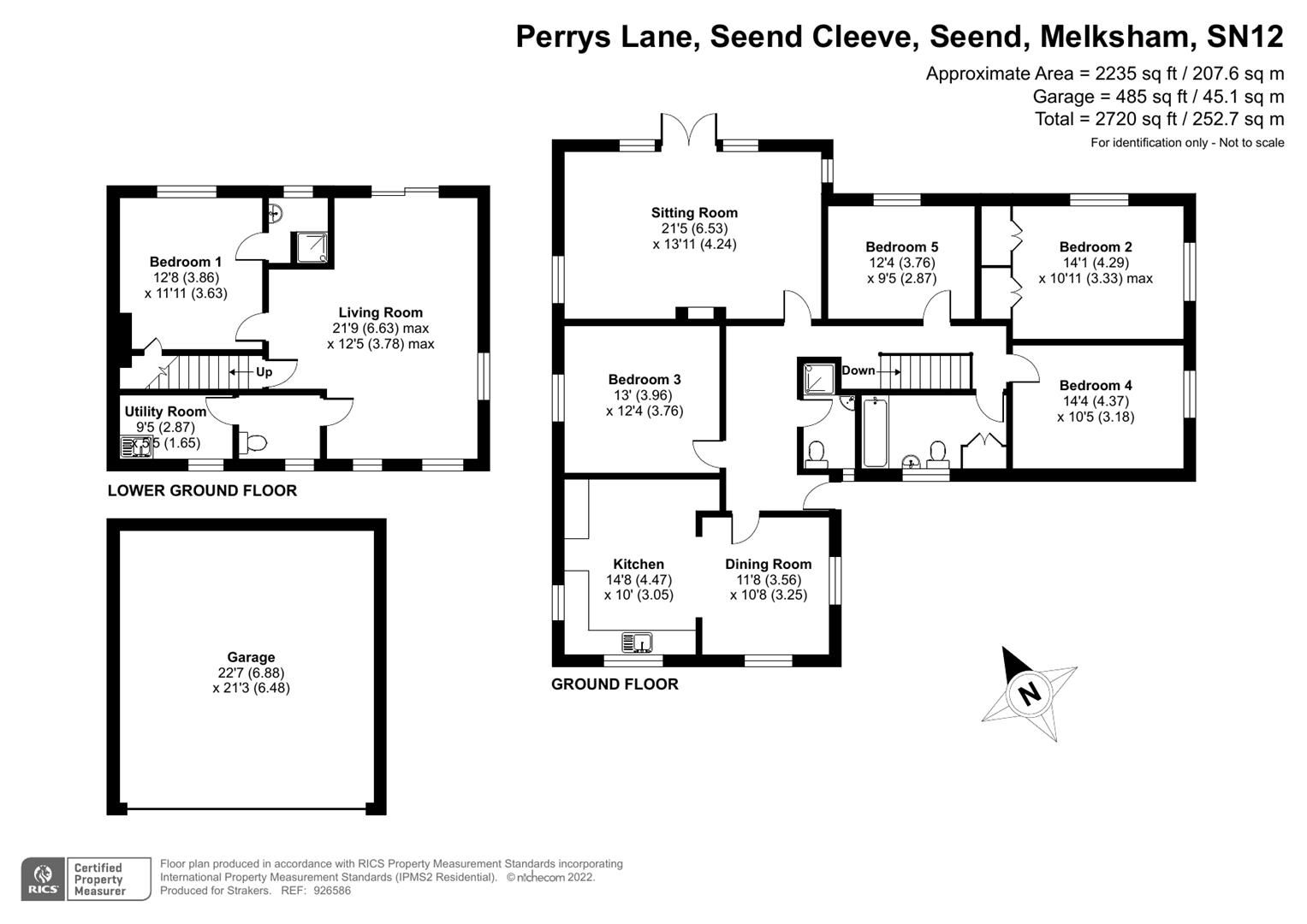 5 bed detached house for sale in Perrys Lane, Seend Cleeve, Seend