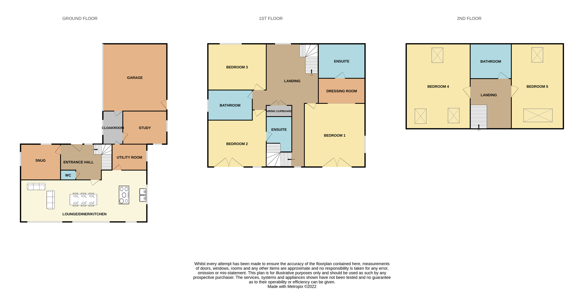 5 bed detached house for sale in Bonehill Park Estate, Bonehill