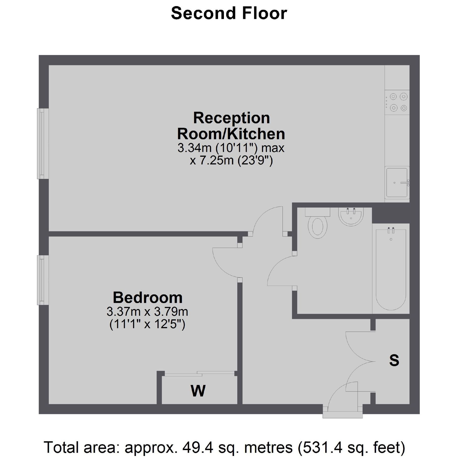 1 bed flat to rent in Union Lane, Isleworth TW7 Zoopla