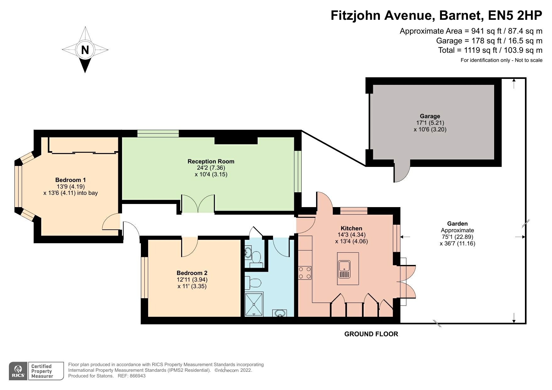 2 bed bungalow for sale in Fitzjohn Avenue, EN5 Zoopla