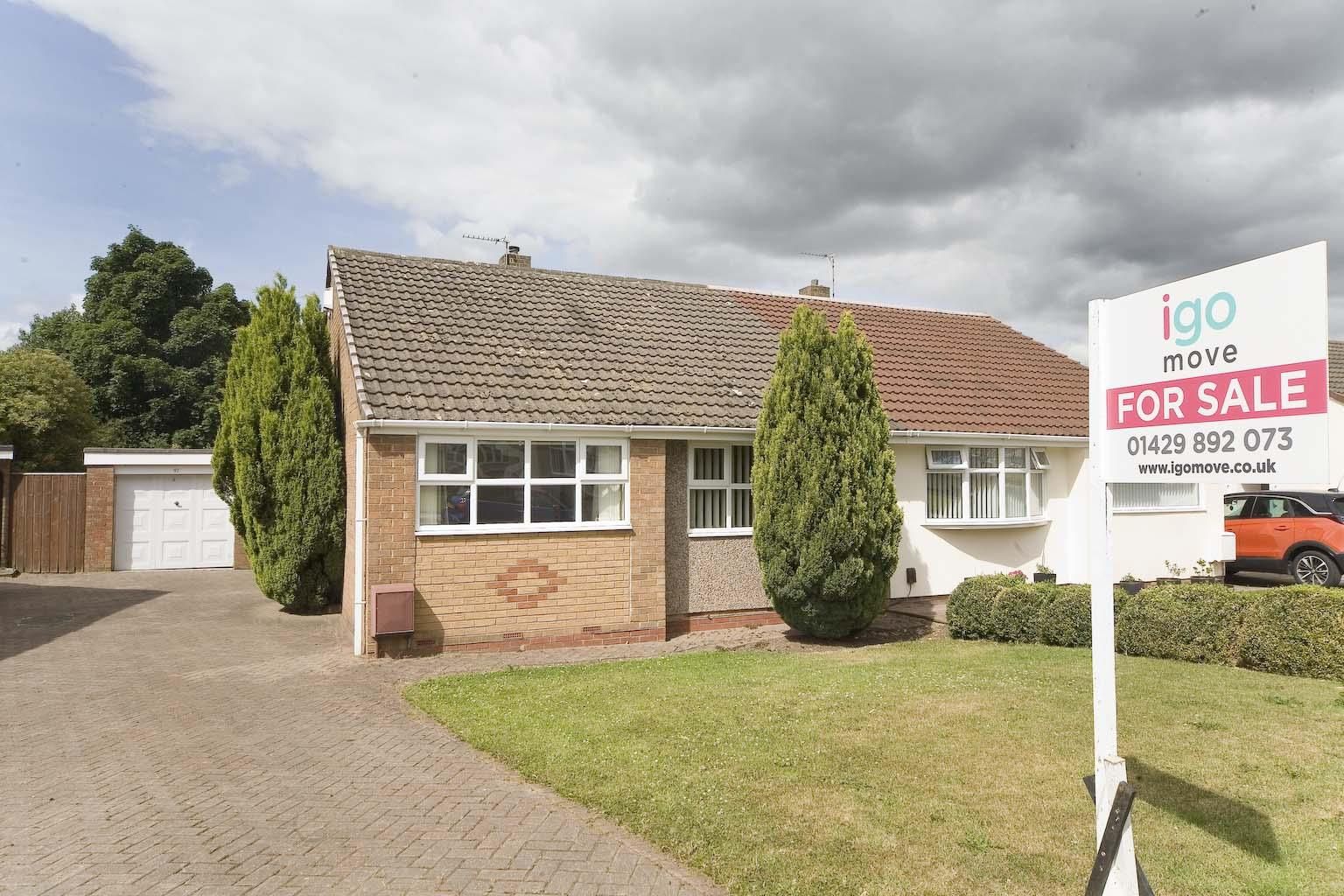 2 bed semidetached bungalow for sale in Crowland Road, Hartlepool TS25