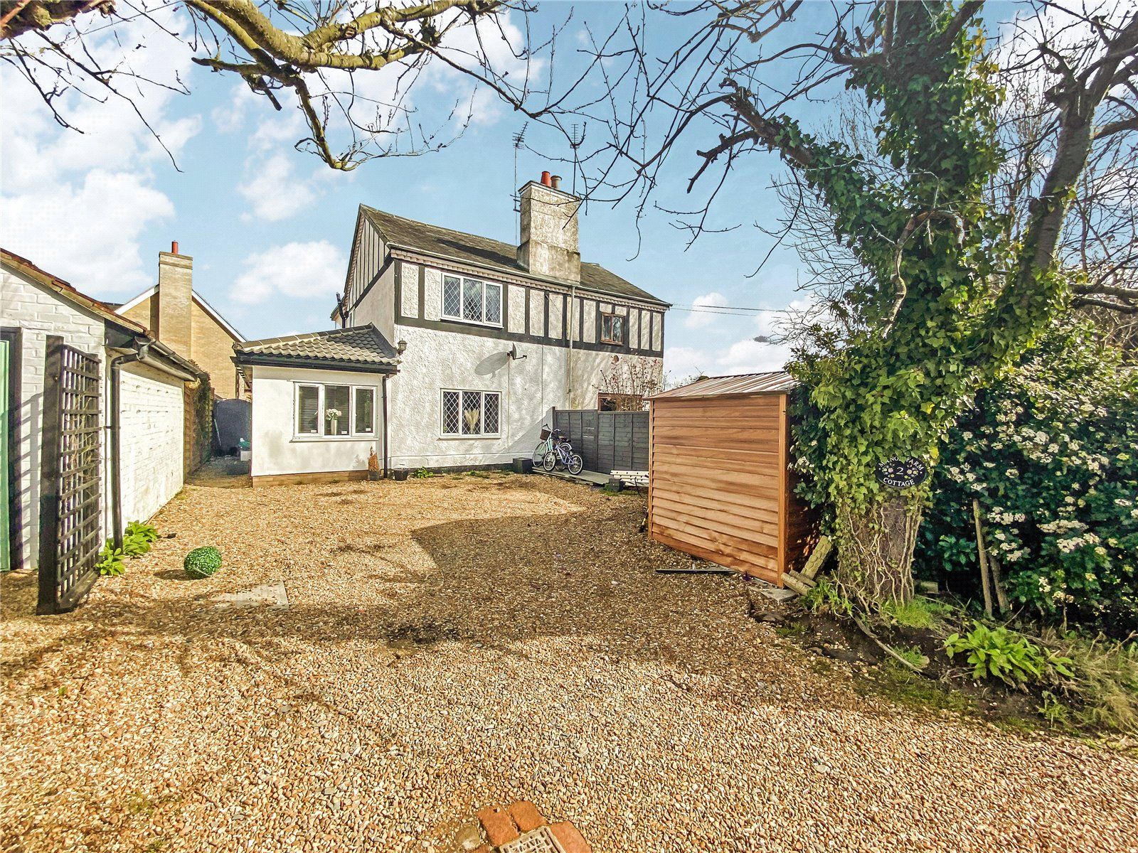 3 bed semidetached house for sale in Manor Farm Cottage, Holywell, St