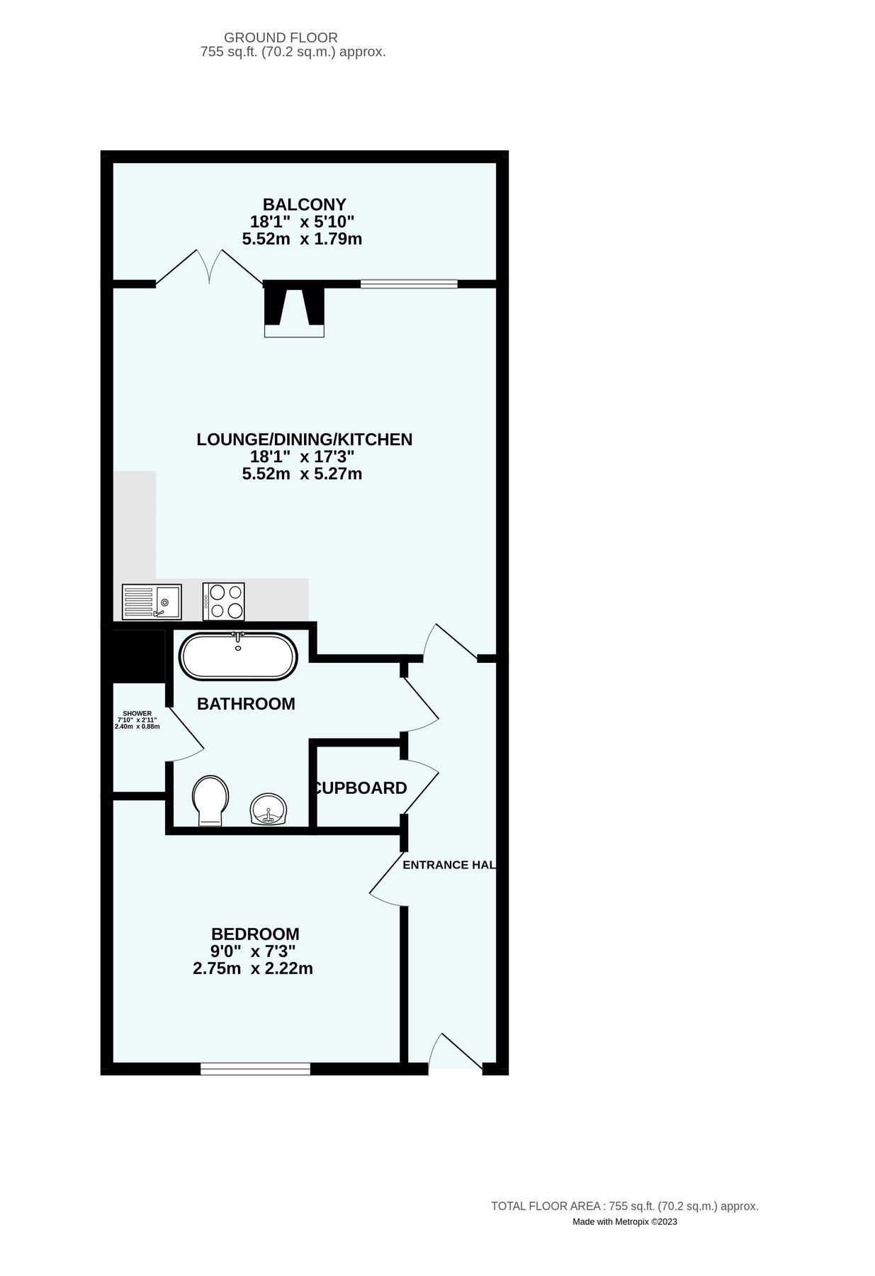 1 bed to rent in Flat 2 My Sleepy Hollow, Rising Sun