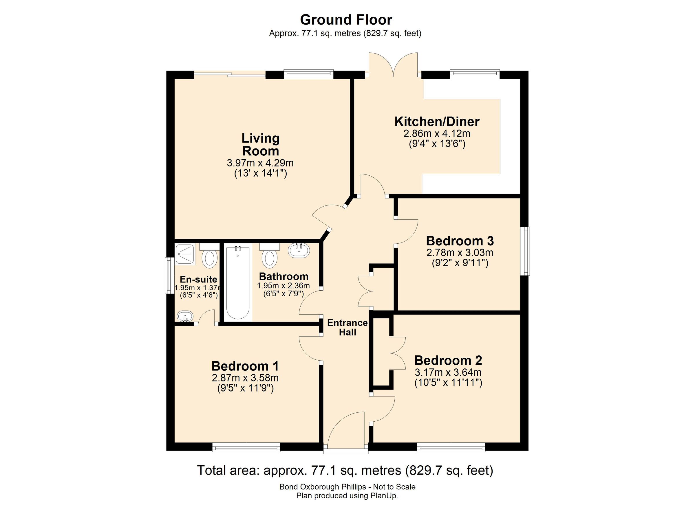 3 bed bungalow for sale in Stags Wood Drive, Halwill Junction