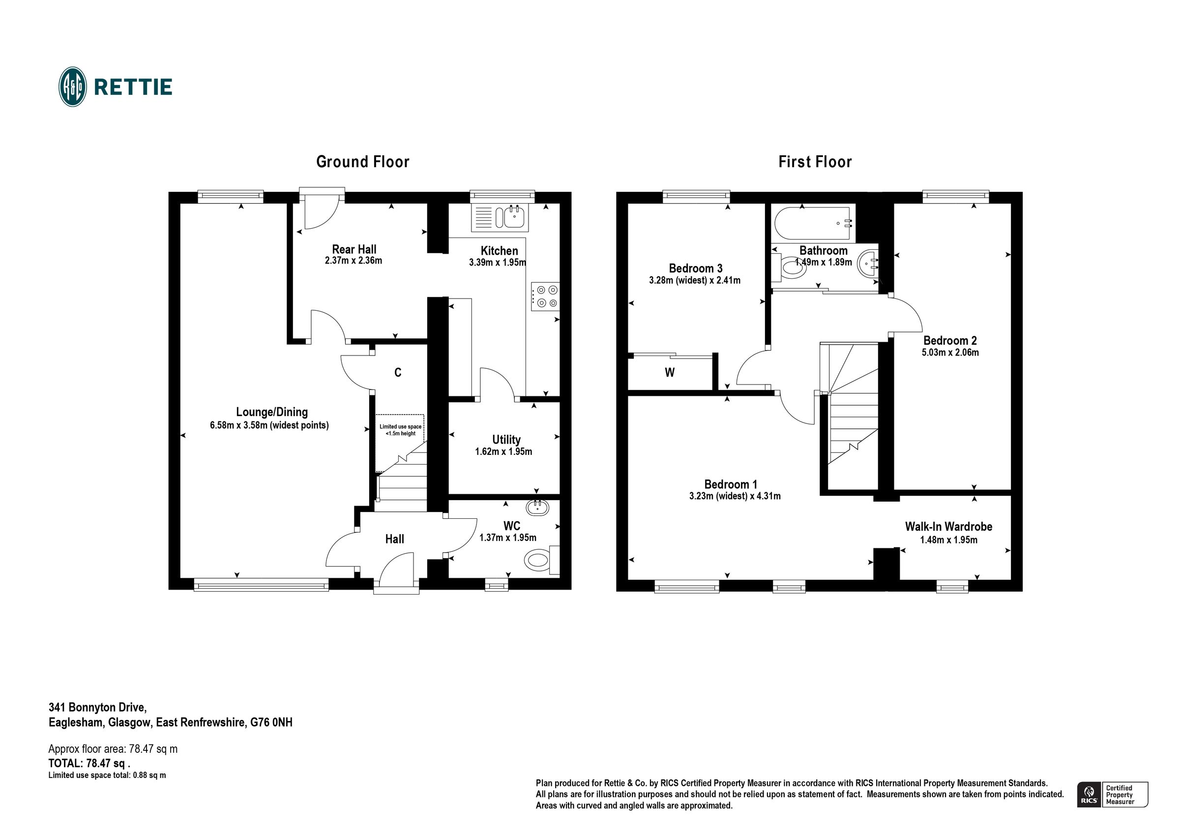 3 bed terraced house for sale in Bonnyton Drive, Eaglesham, Glasgow G76