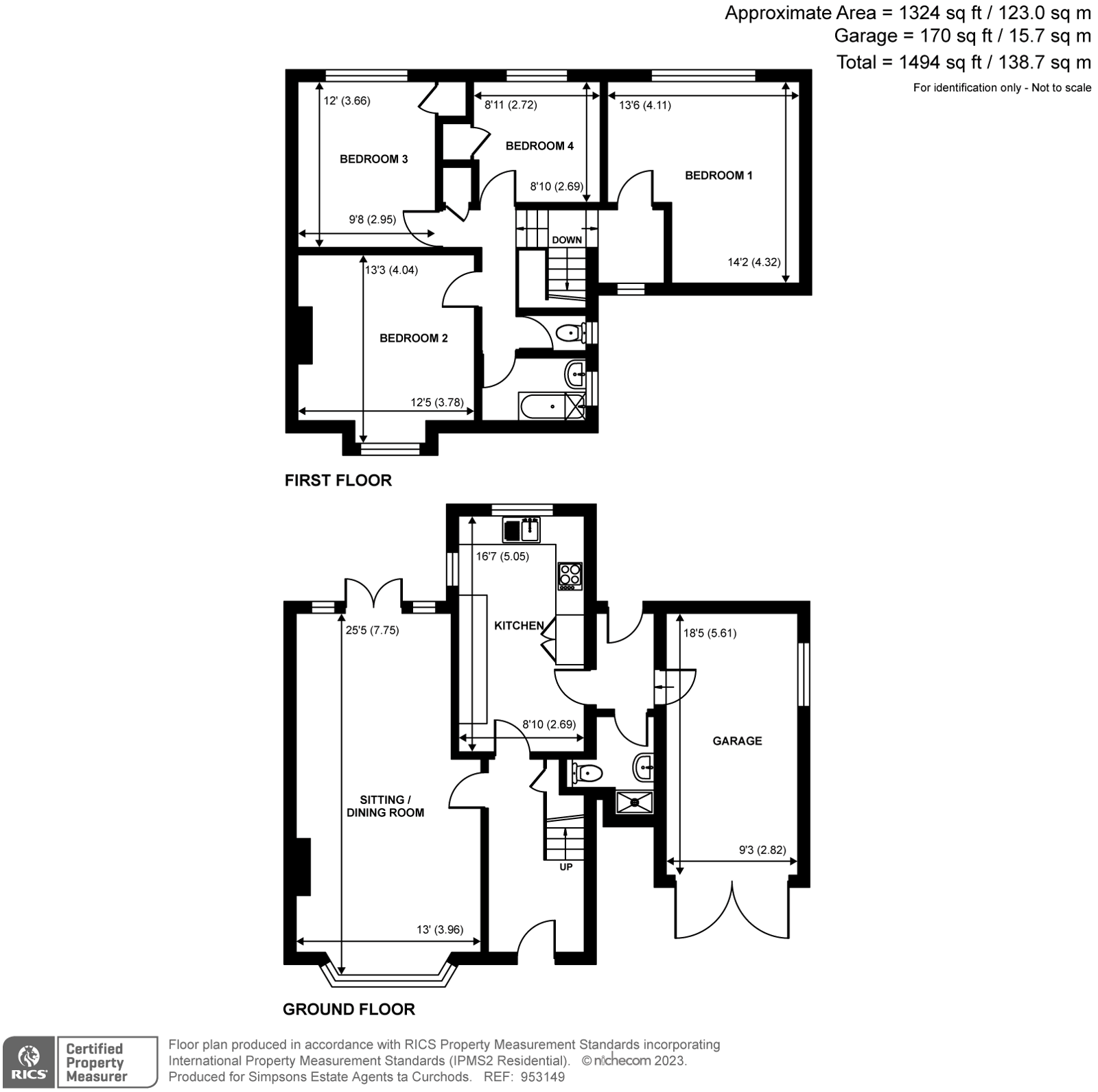 4 bed semidetached house for sale in Sole Farm Road, Great Bookham